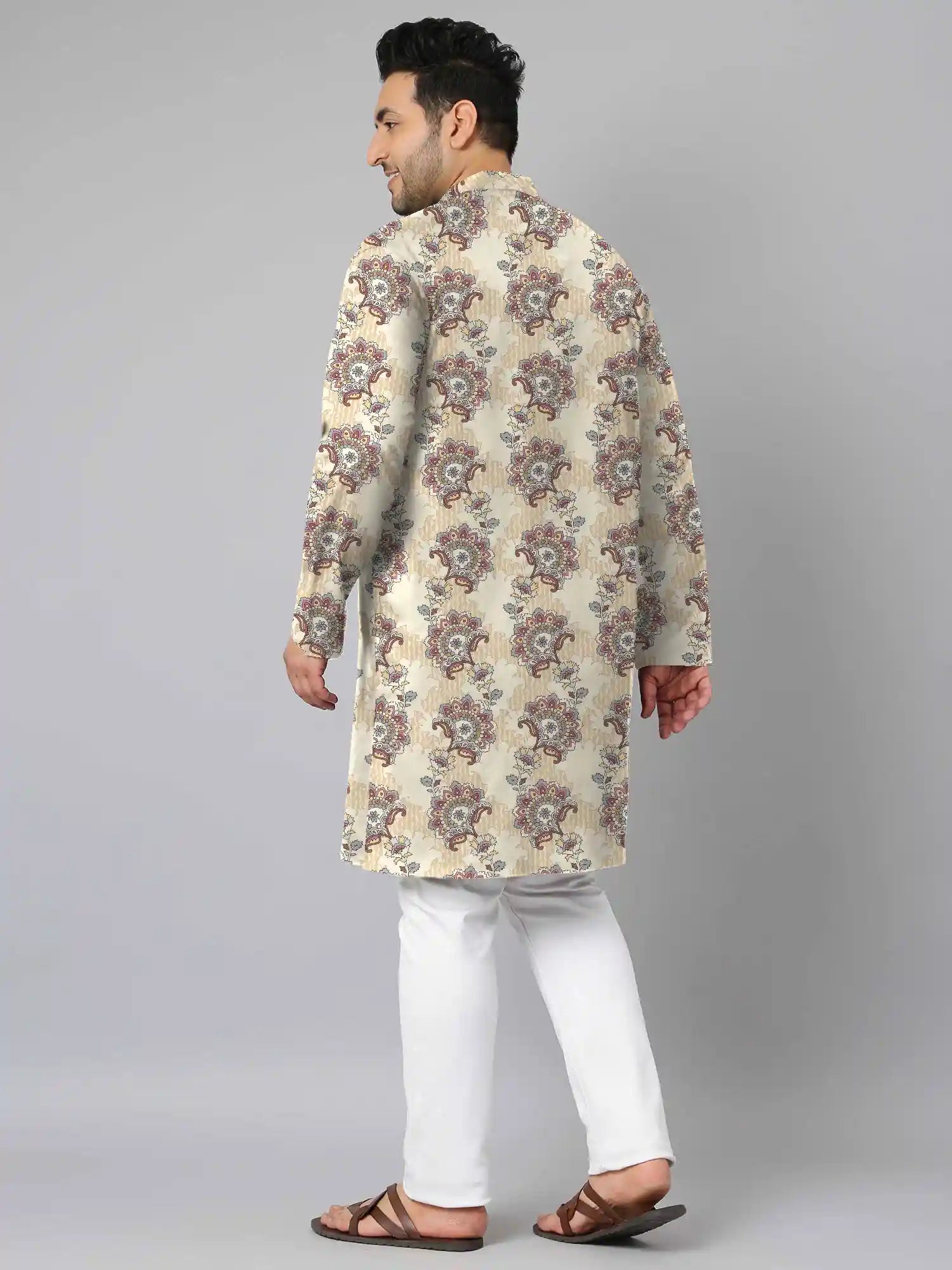 Paisley Vintage Digital Printed Plus Size Kurta