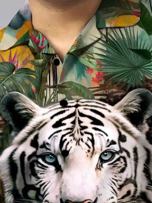 Bengal Tiger Plus Size Men’s Full Co-ord Set