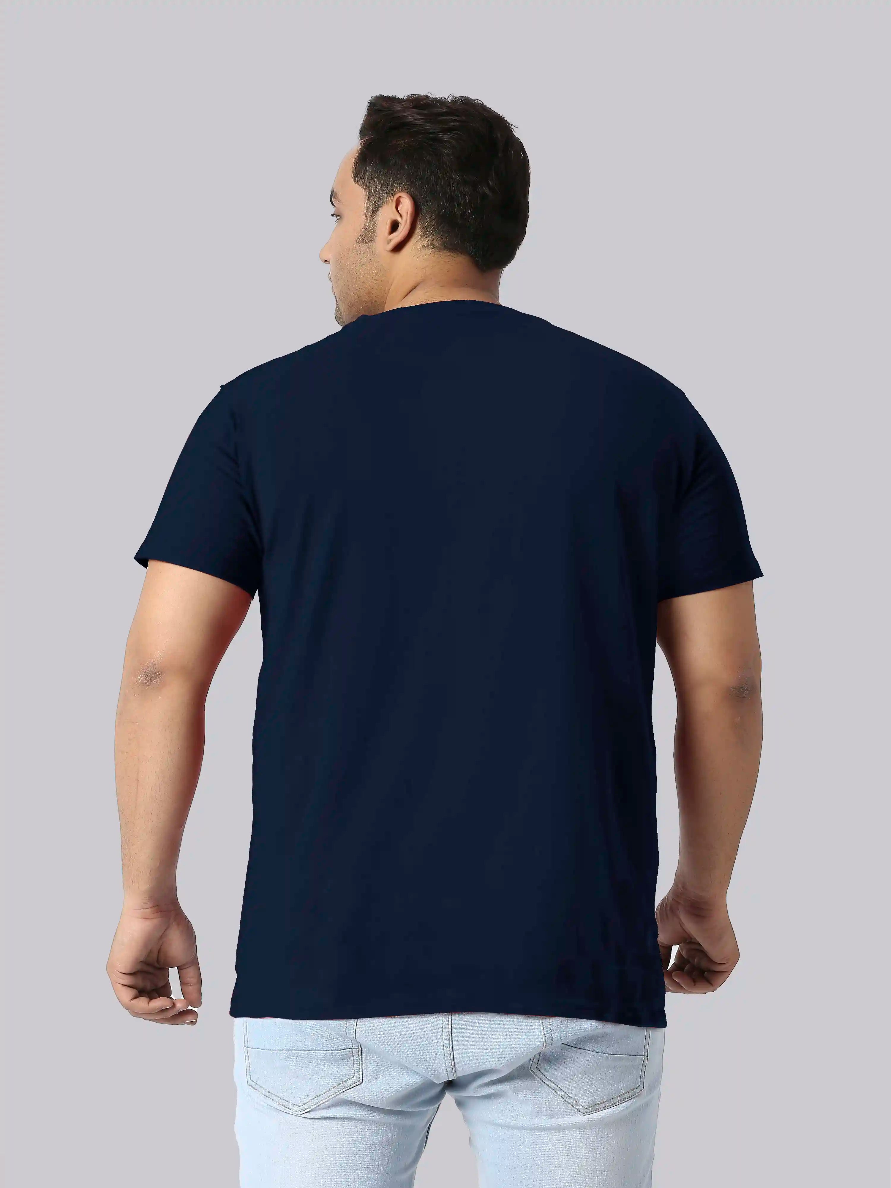 Head of a Lion Digital Printed Plus Size T-shirt