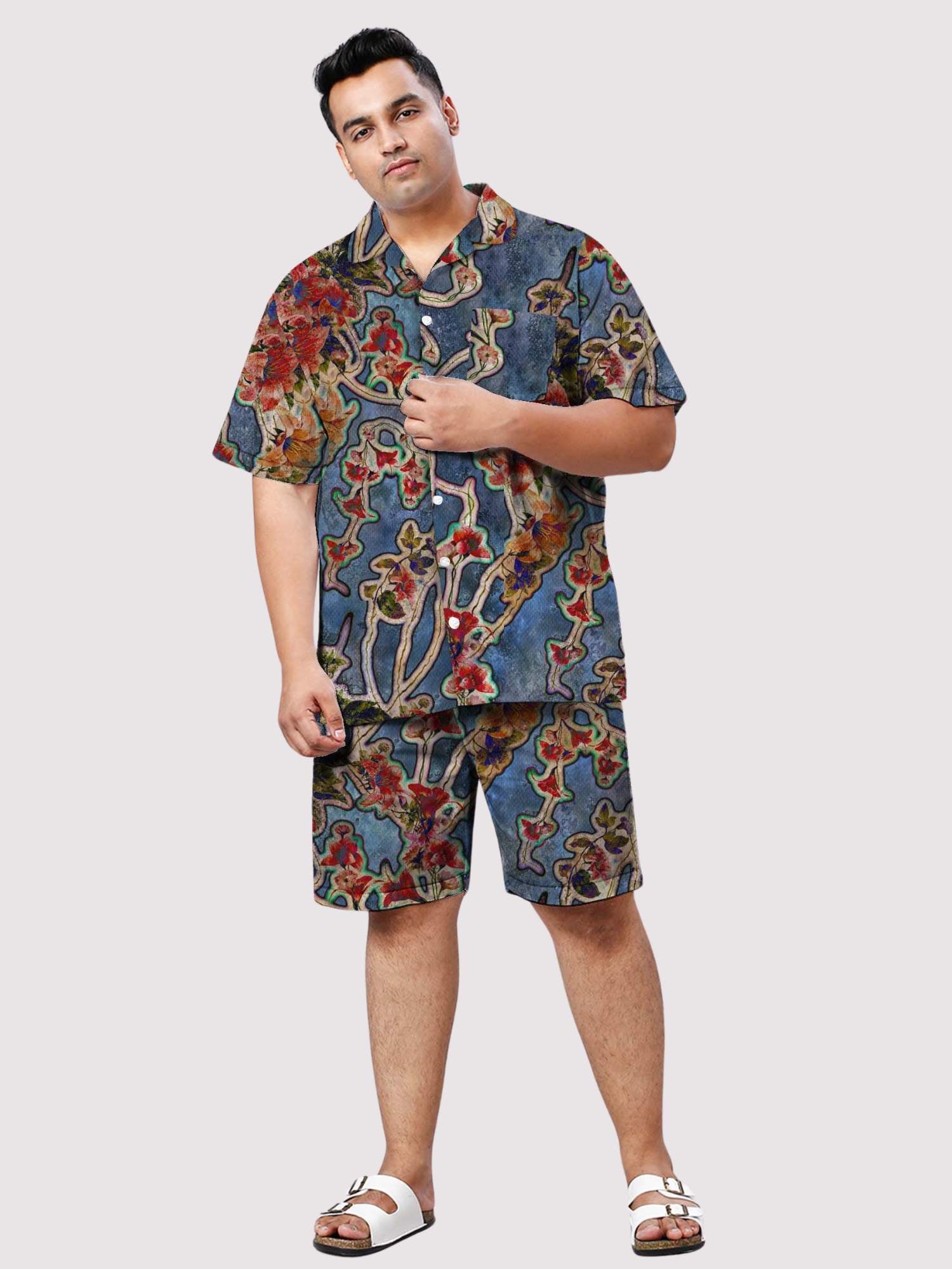 Rose Mary Digital Printed Half Co-ords Set