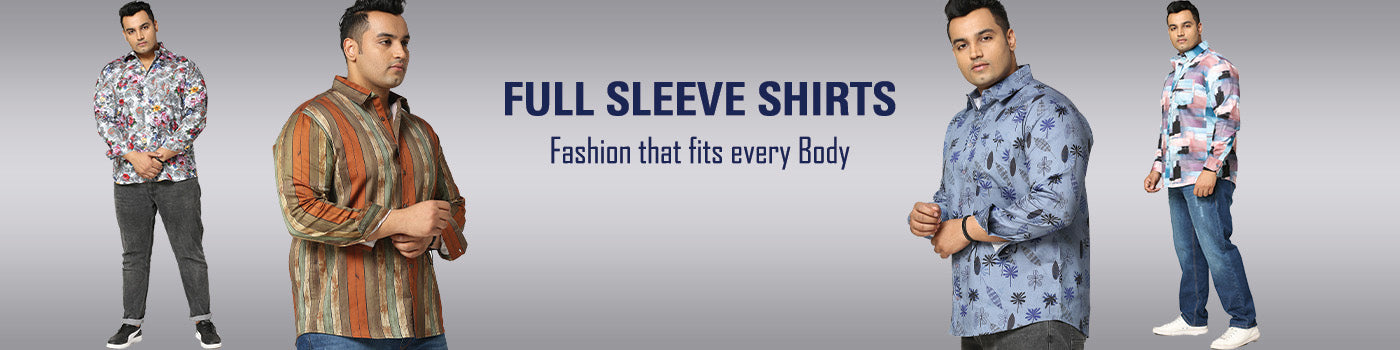 Plus Size Full Sleeves Shirt For Men Plus Size Shirt Men