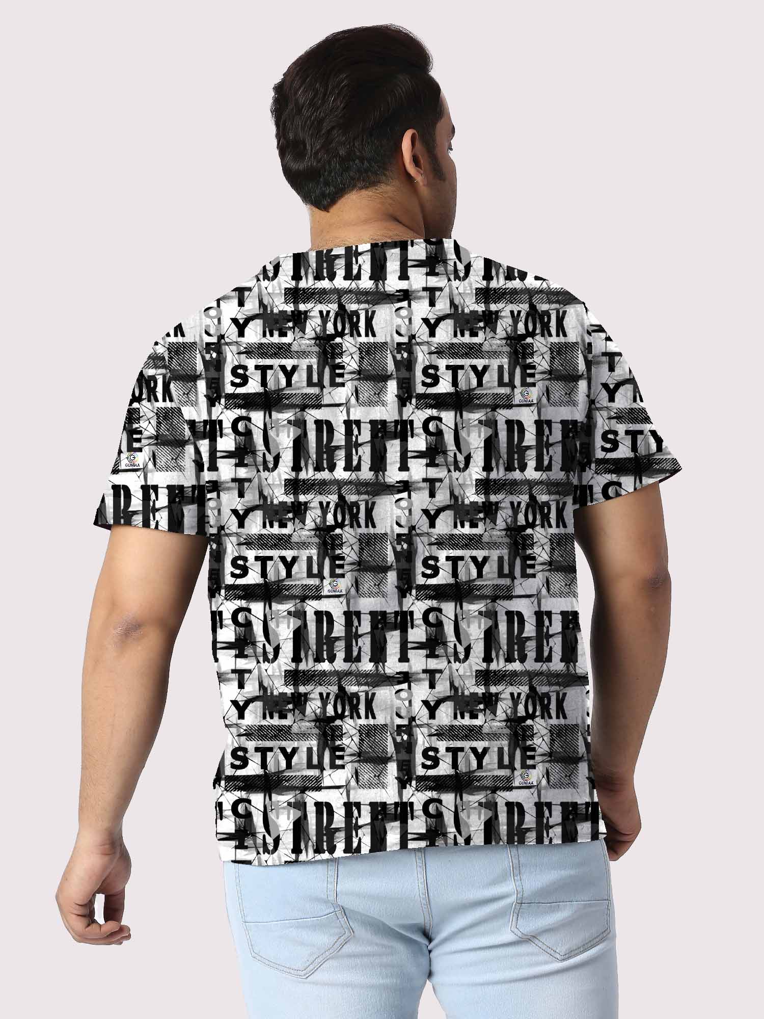 Urban Style NewYork Digital Printed Plus Size T-Shirt