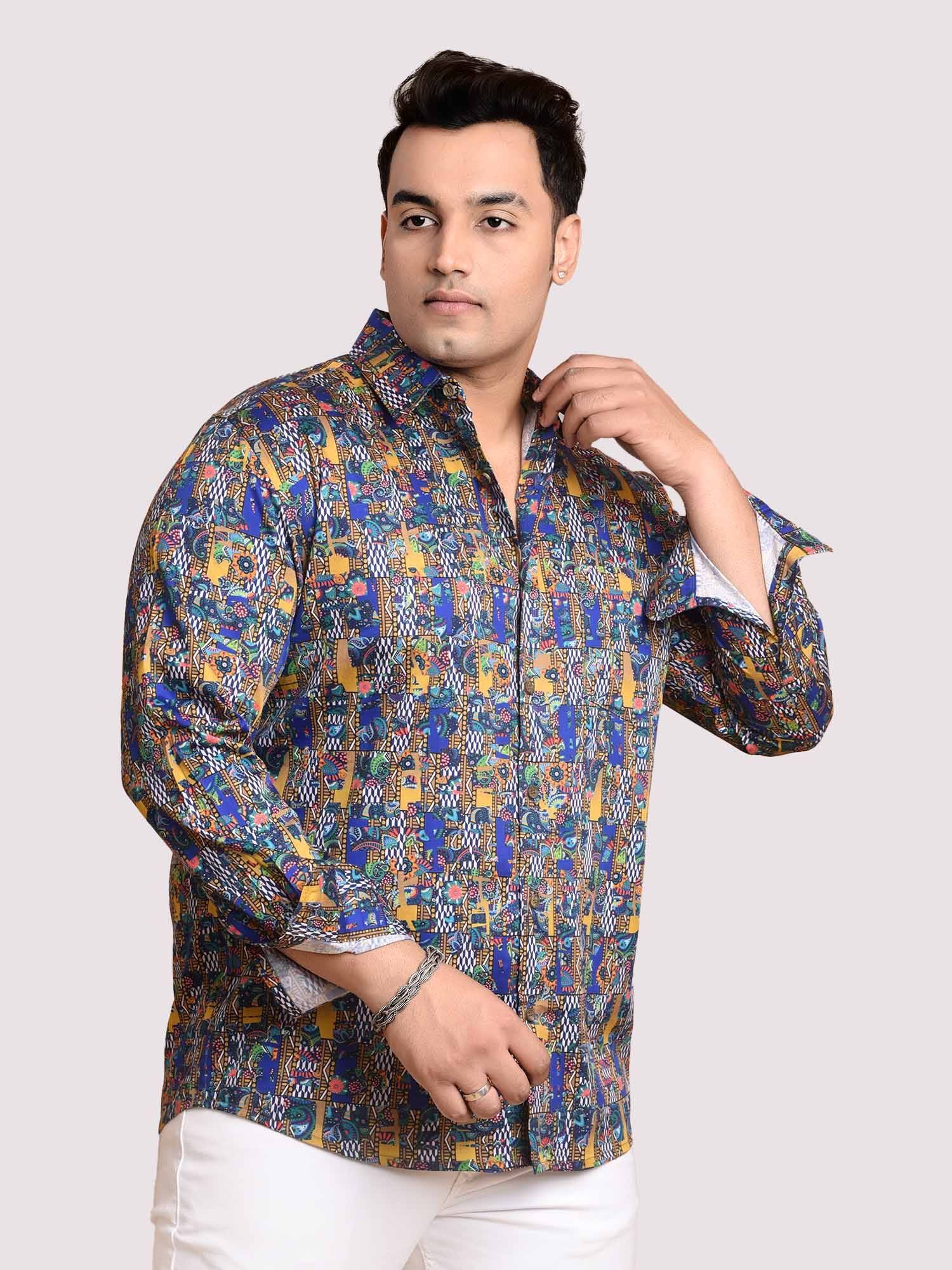 Alluring Digital Printed Shirt Men's Plus Size - Guniaa Fashions