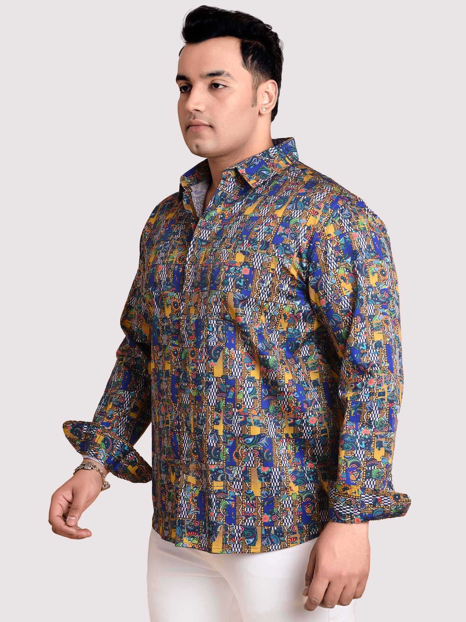 Alluring Digital Printed Shirt Men's Plus Size - Guniaa Fashions