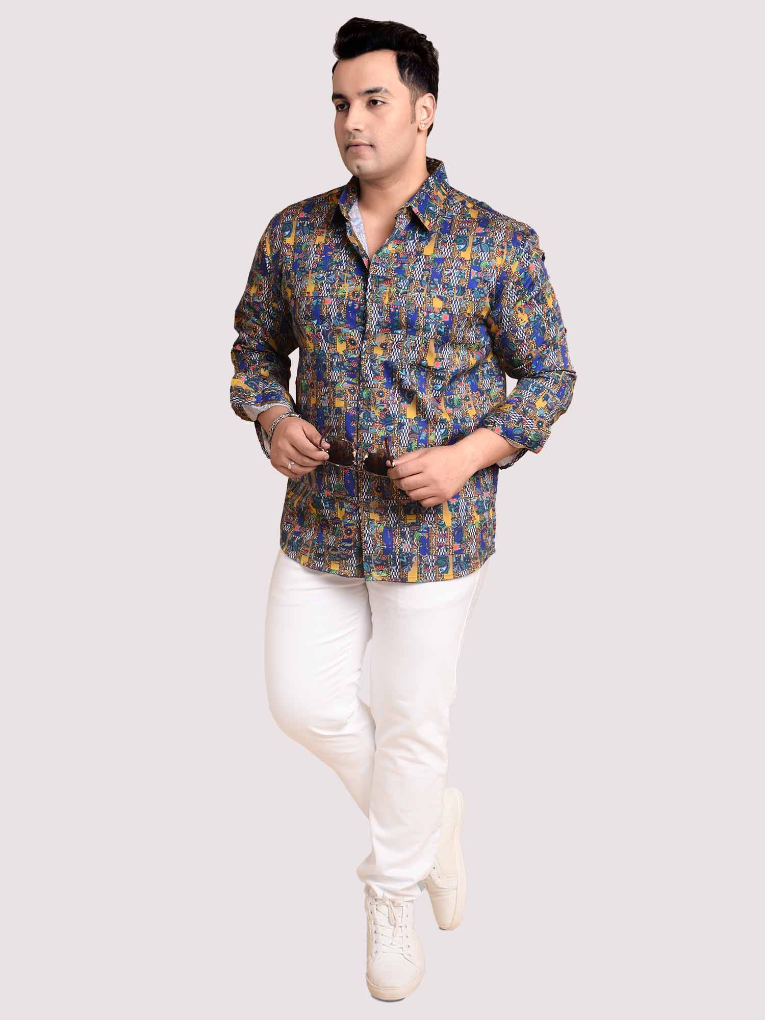 Alluring Digital Printed Shirt Men's Plus Size - Guniaa Fashions