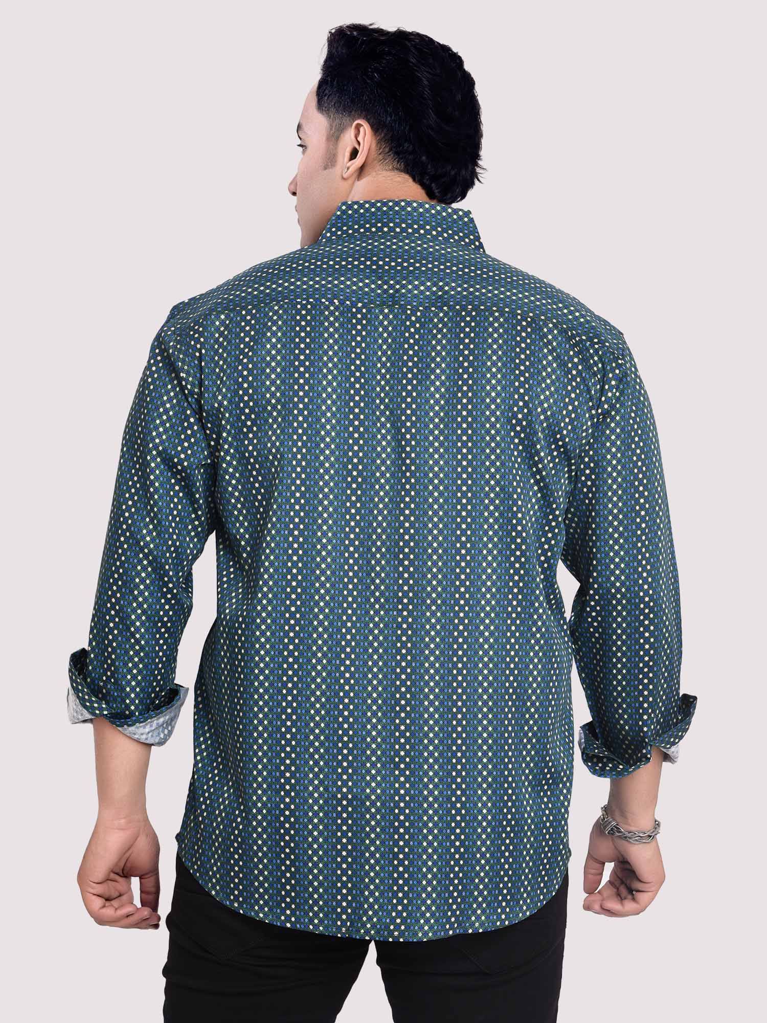 Alternate Checks Digital Printed Shirt Men's Plus Size - Guniaa Fashions