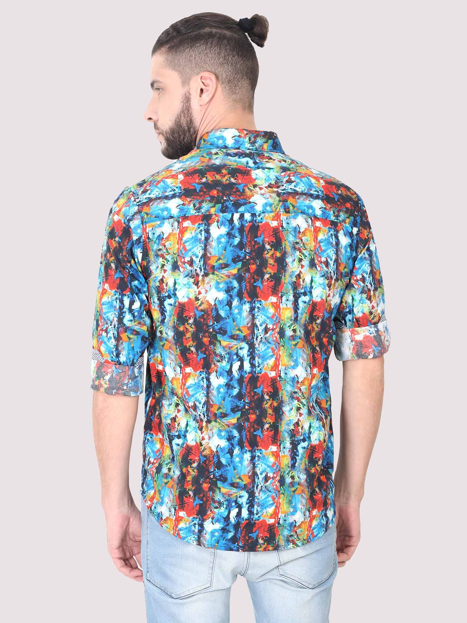 Artsy Men's Printed Casual Shirt - Guniaa Fashions