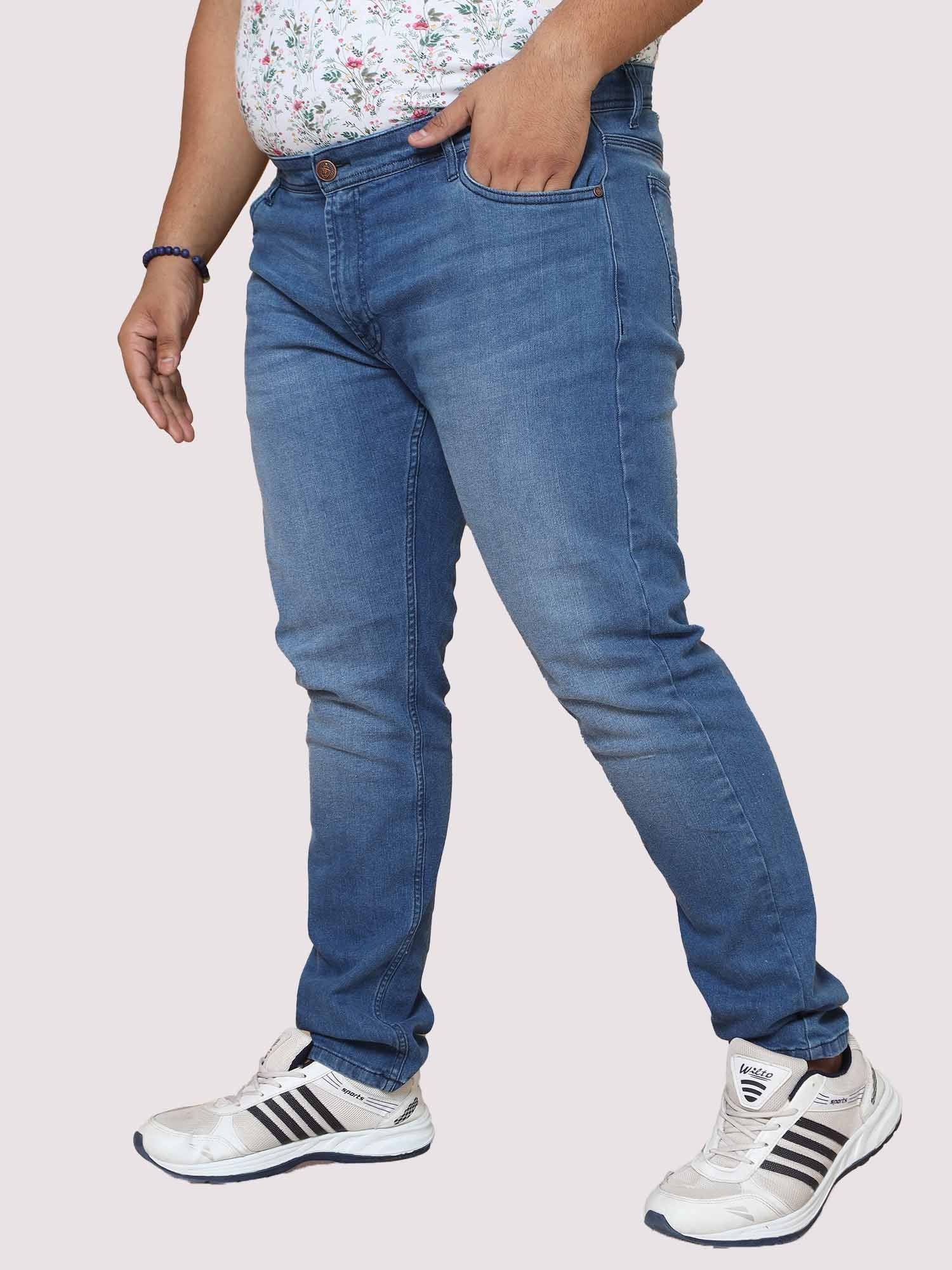 Azure Blue Jeans Men's Plus Size - Guniaa Fashions