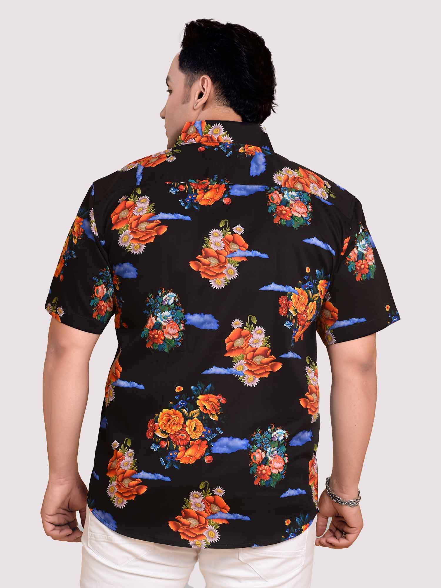 Baroque Digital Printed Shirt Men's Plus Size - Guniaa Fashions