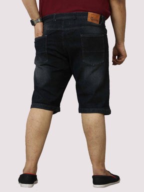 Black Denim Shorts Men's Plus Size - Guniaa Fashions