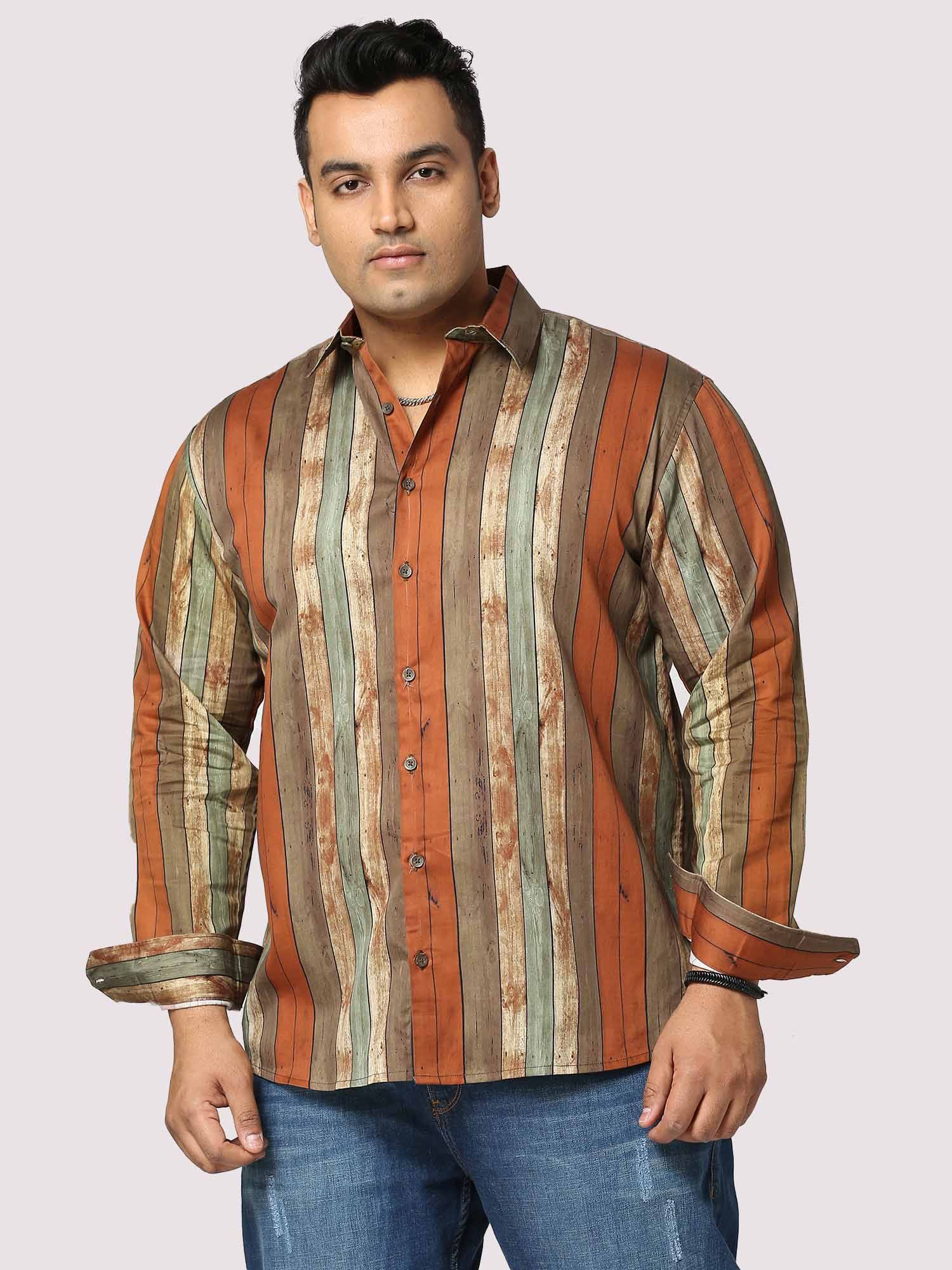 Blaze Digital Printed Full Sleeve Men's Plus Size - Guniaa Fashions