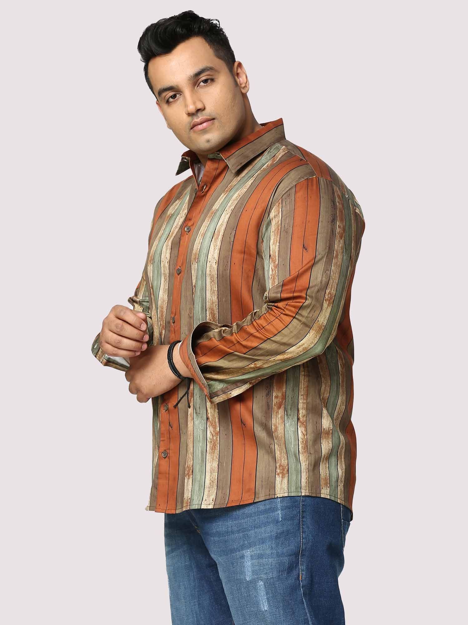 Blaze Digital Printed Full Sleeve Men's Plus Size - Guniaa Fashions