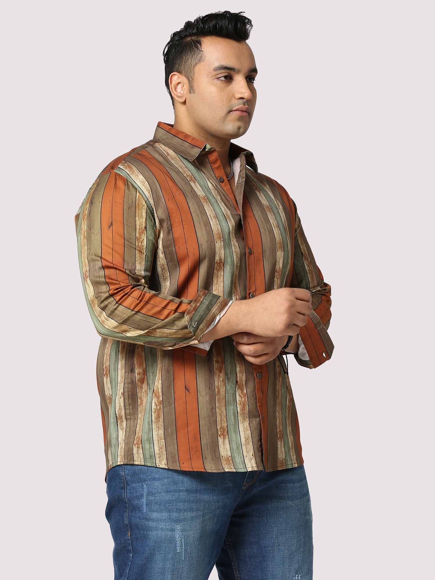 Blaze Digital Printed Full Sleeve Men's Plus Size - Guniaa Fashions