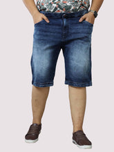 Blue Denim Shorts Men's Plus Size - Guniaa Fashions