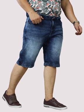 Blue Denim Shorts Men's Plus Size - Guniaa Fashions
