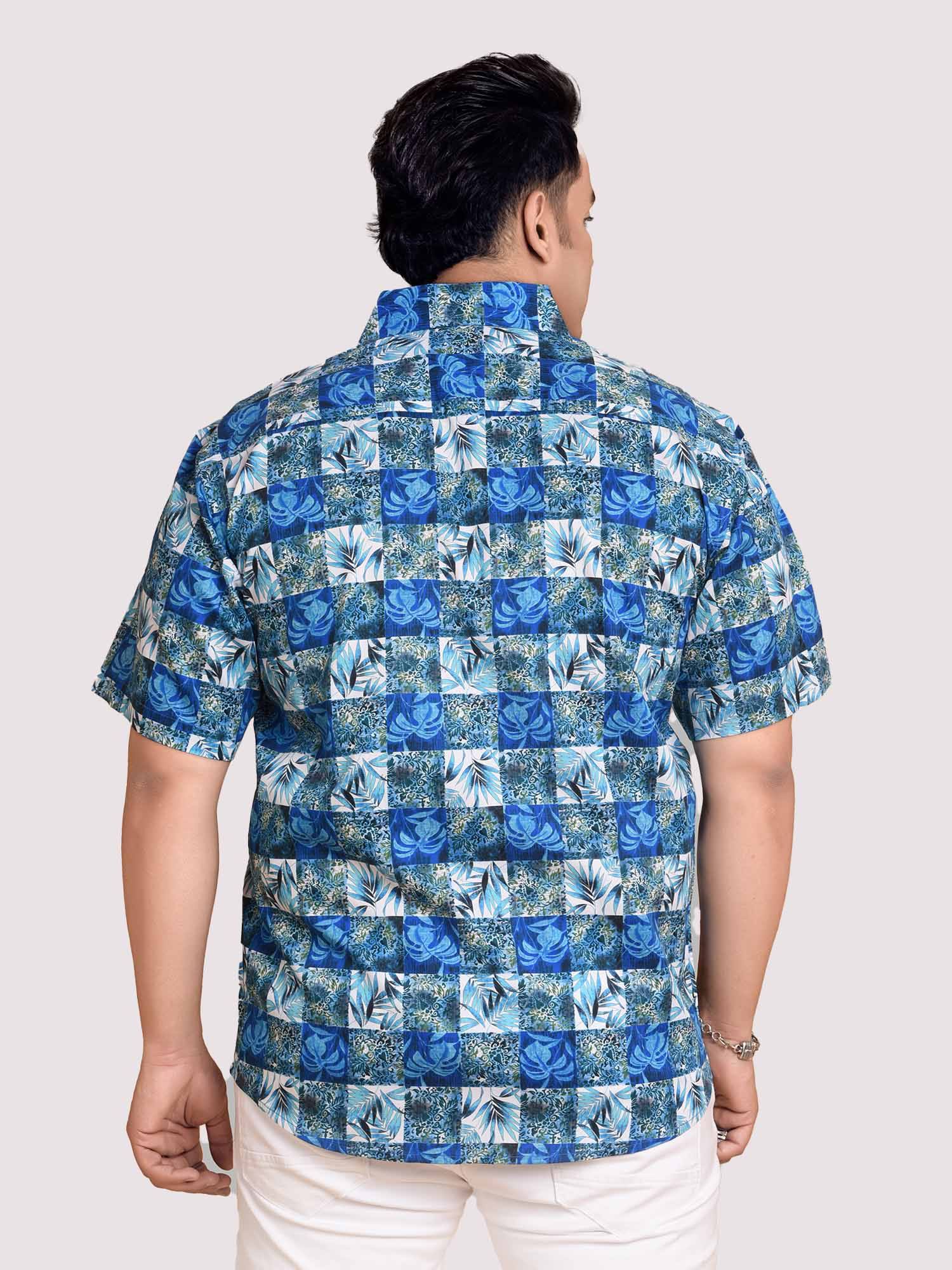 Checkers Digital Printed Shirt Men's Plus Size - Guniaa Fashions