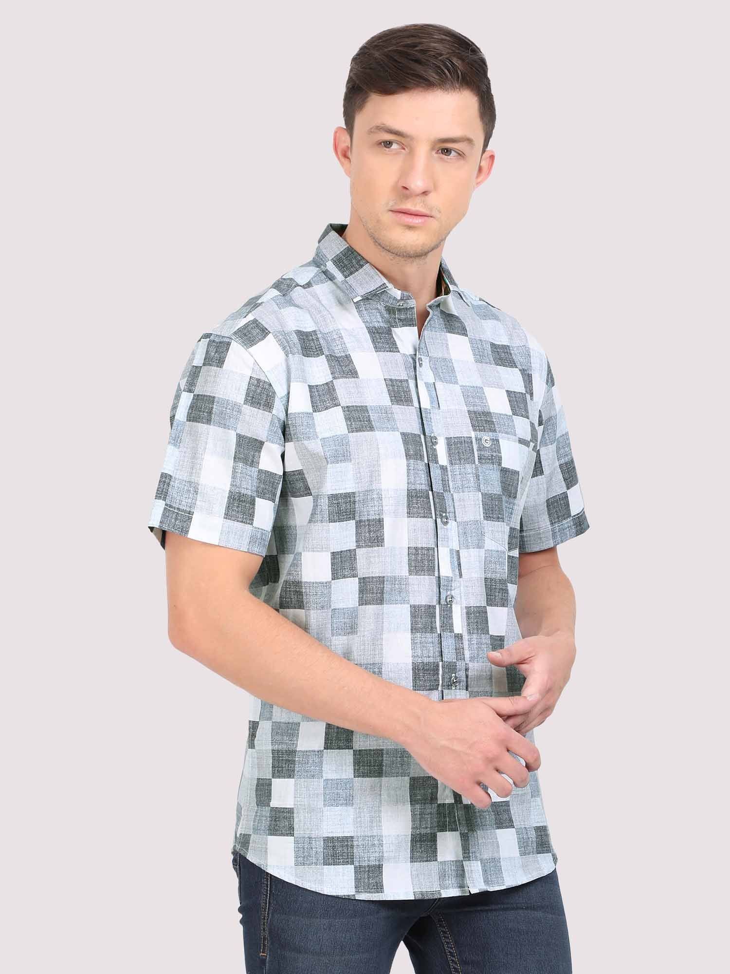 Chess Digital Printed Half Sleeve Shirt - Guniaa Fashions