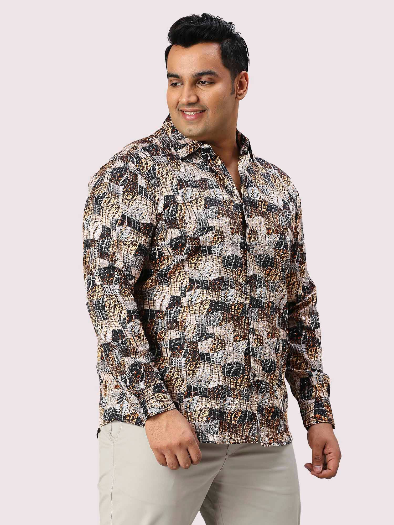 Dune Digital Printed Full Sleeve Shirt Men's Plus Size - Guniaa Fashions