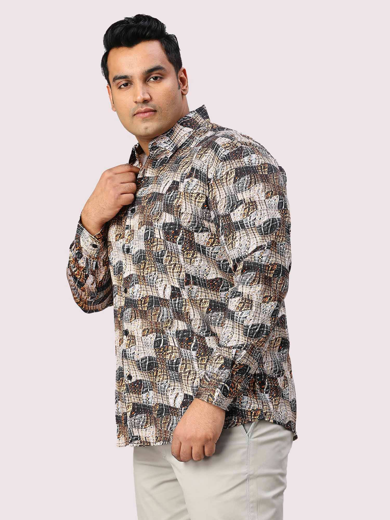 Dune Digital Printed Full Sleeve Shirt Men's Plus Size - Guniaa Fashions