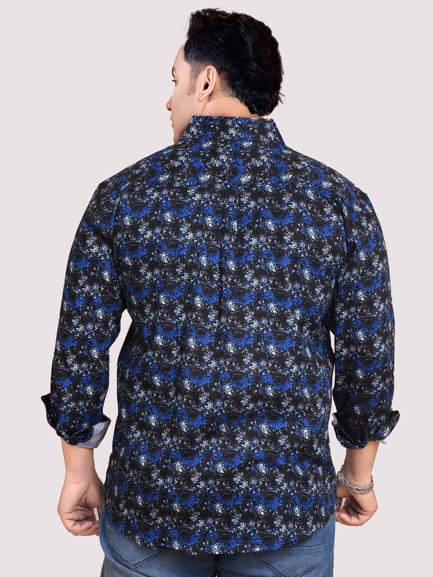 Electric Printed Cotton Full sleeve Men's Plus size - Guniaa Fashions