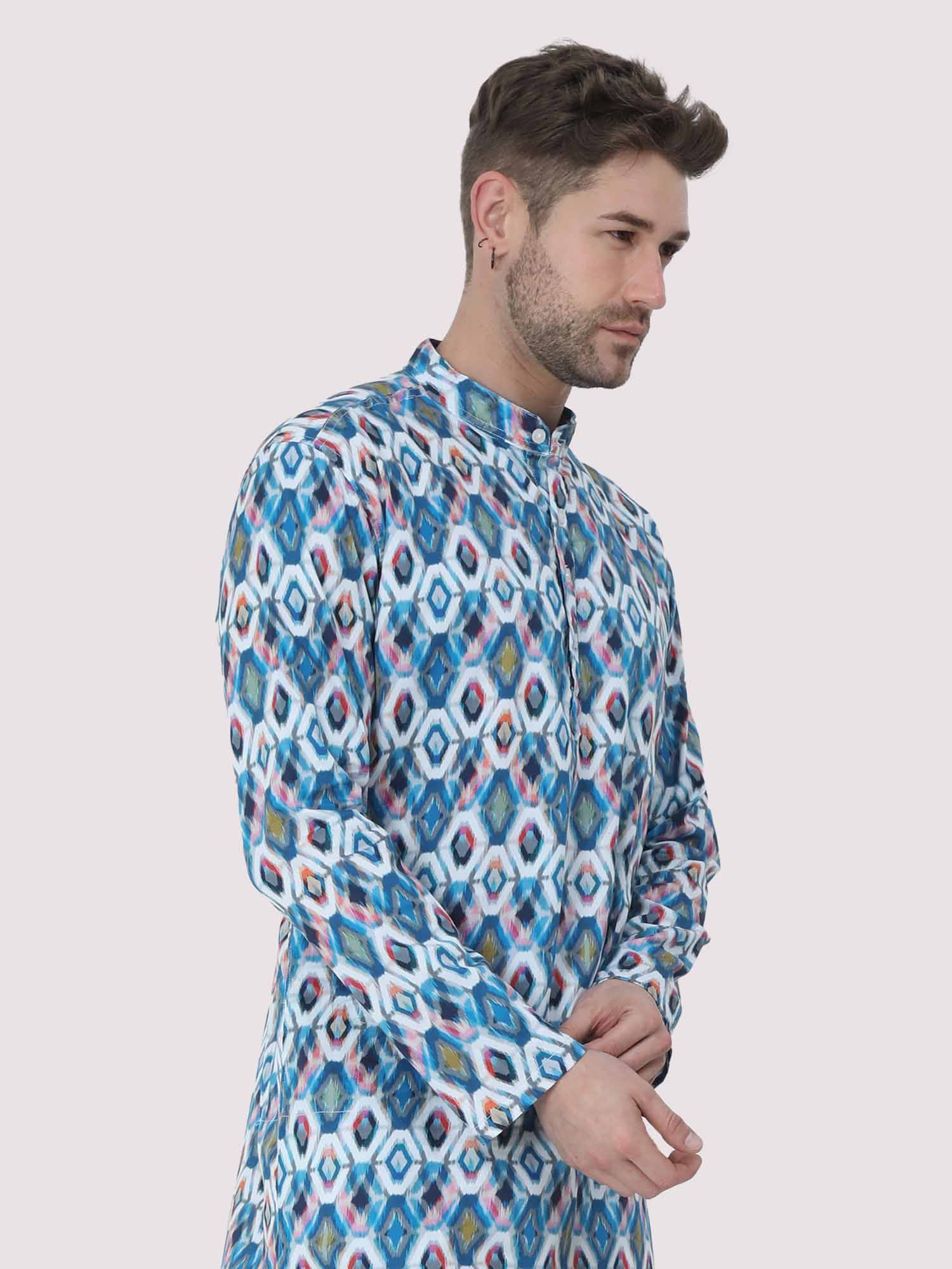 Geometric Printed Kurta - Guniaa Fashions