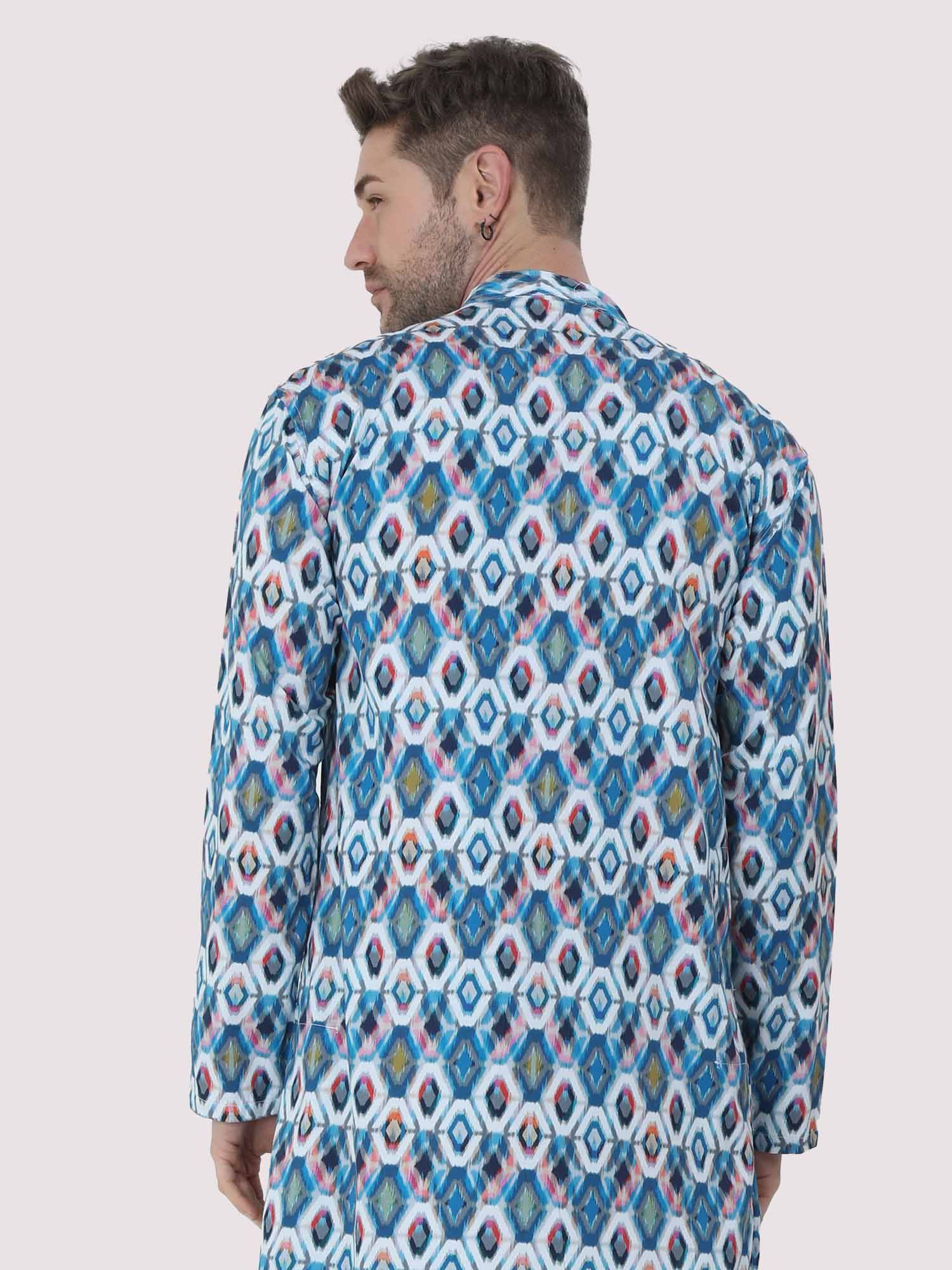 Geometric Printed Kurta - Guniaa Fashions