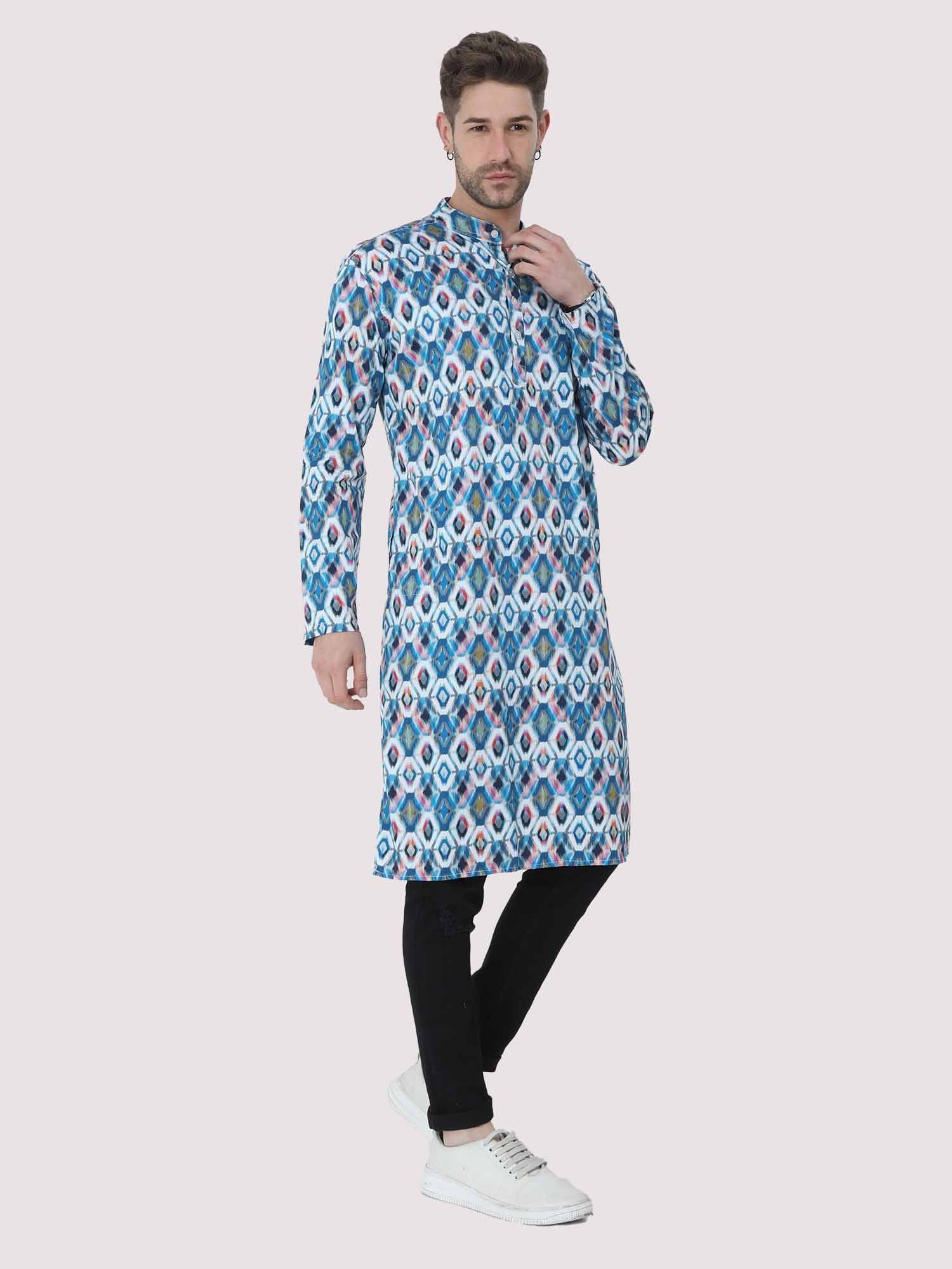 Geometric Printed Kurta - Guniaa Fashions