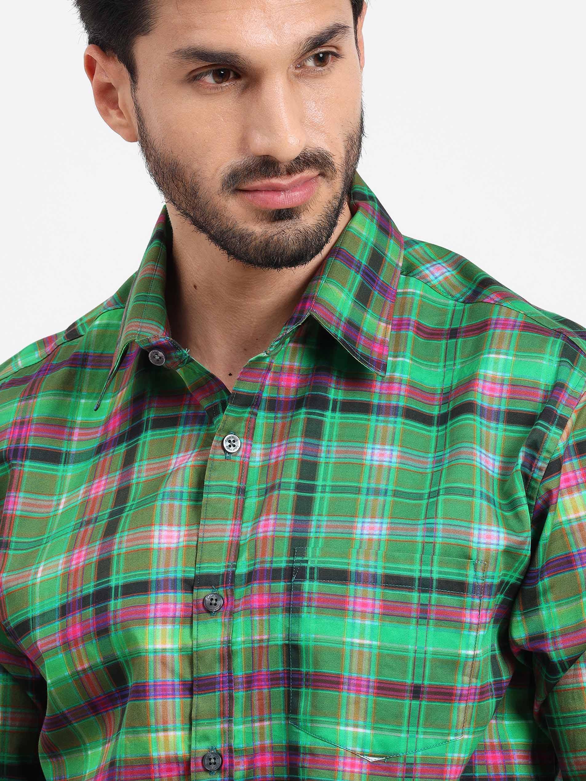 Good Old Checks Printed Full Sleeve Shirt - Guniaa Fashions