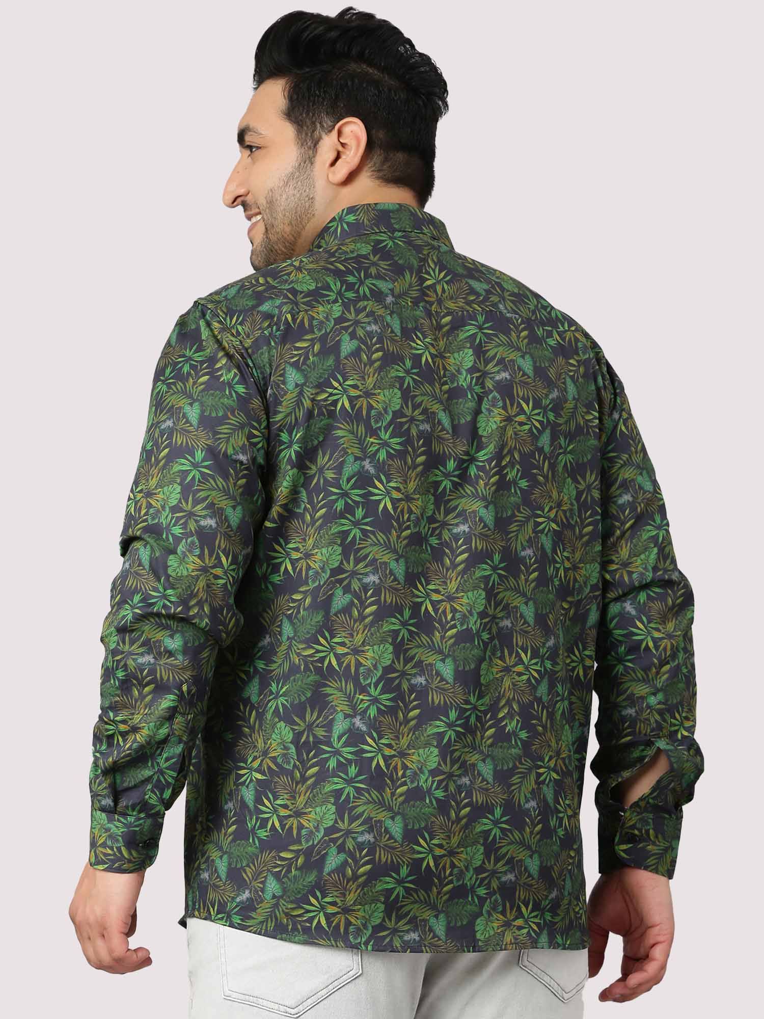 Greenleaf Cotton Digital Printed Shirt Men's Plus Size - Guniaa Fashions