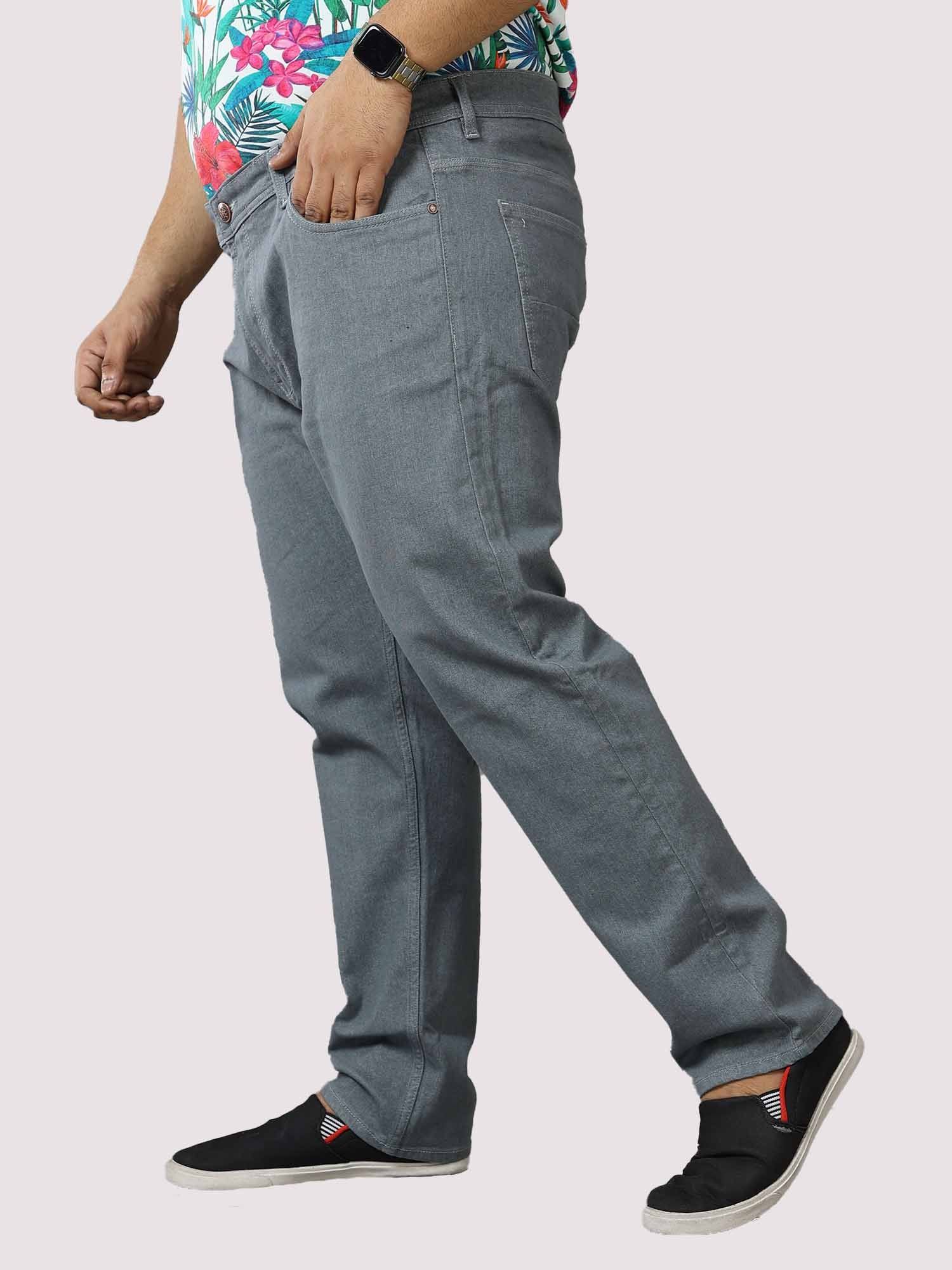 Grey Jeans Men's Plus Size - Guniaa Fashions