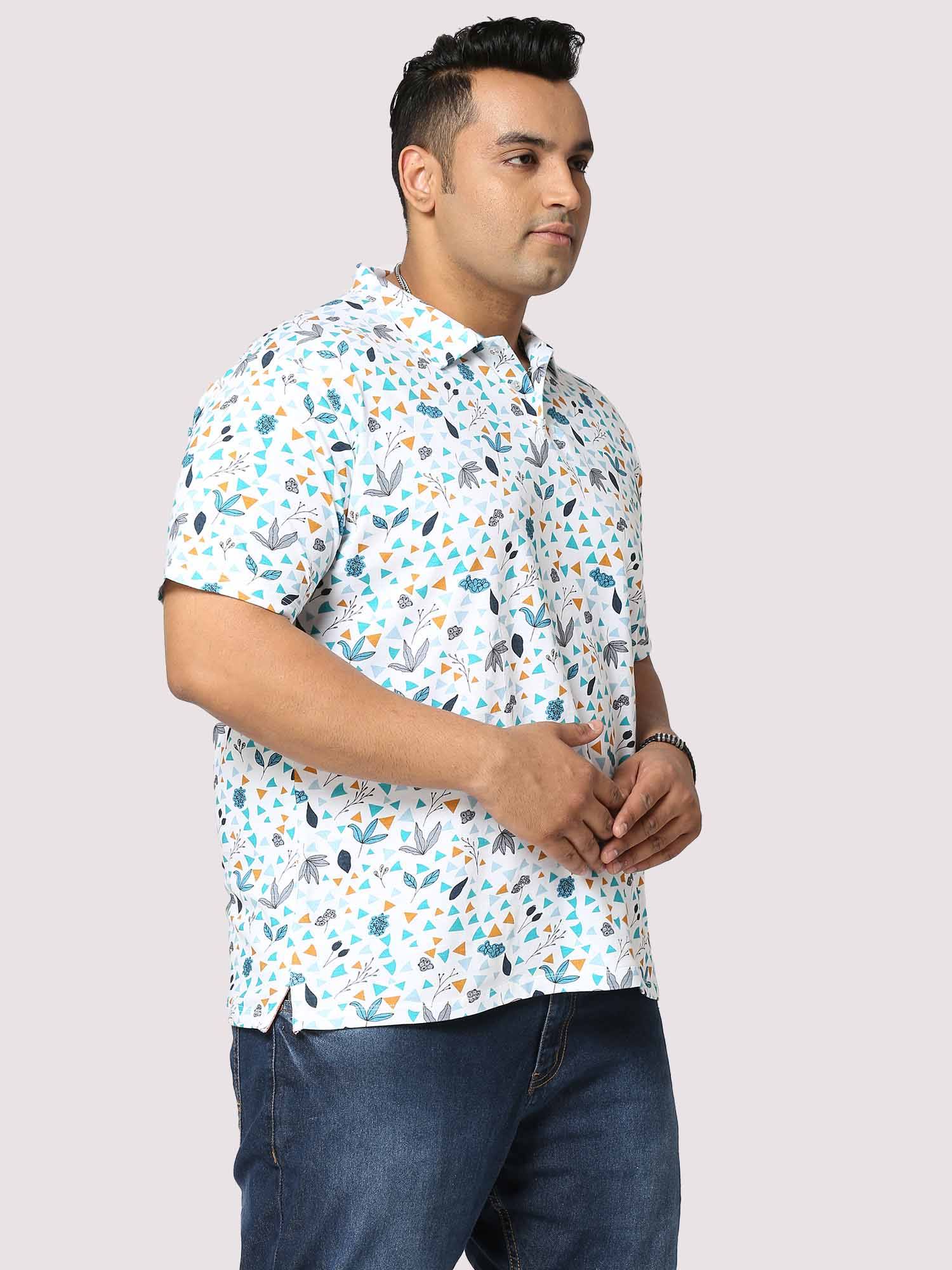 Guniaa Glider Digital Printed Half-Sleeves Shirt Men's Plus Size - Guniaa Fashions