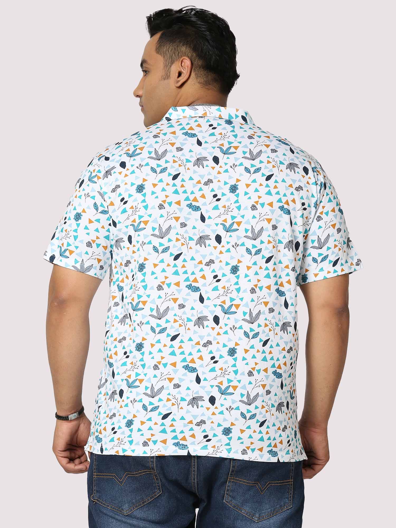 Guniaa Glider Digital Printed Half-Sleeves Shirt Men's Plus Size - Guniaa Fashions