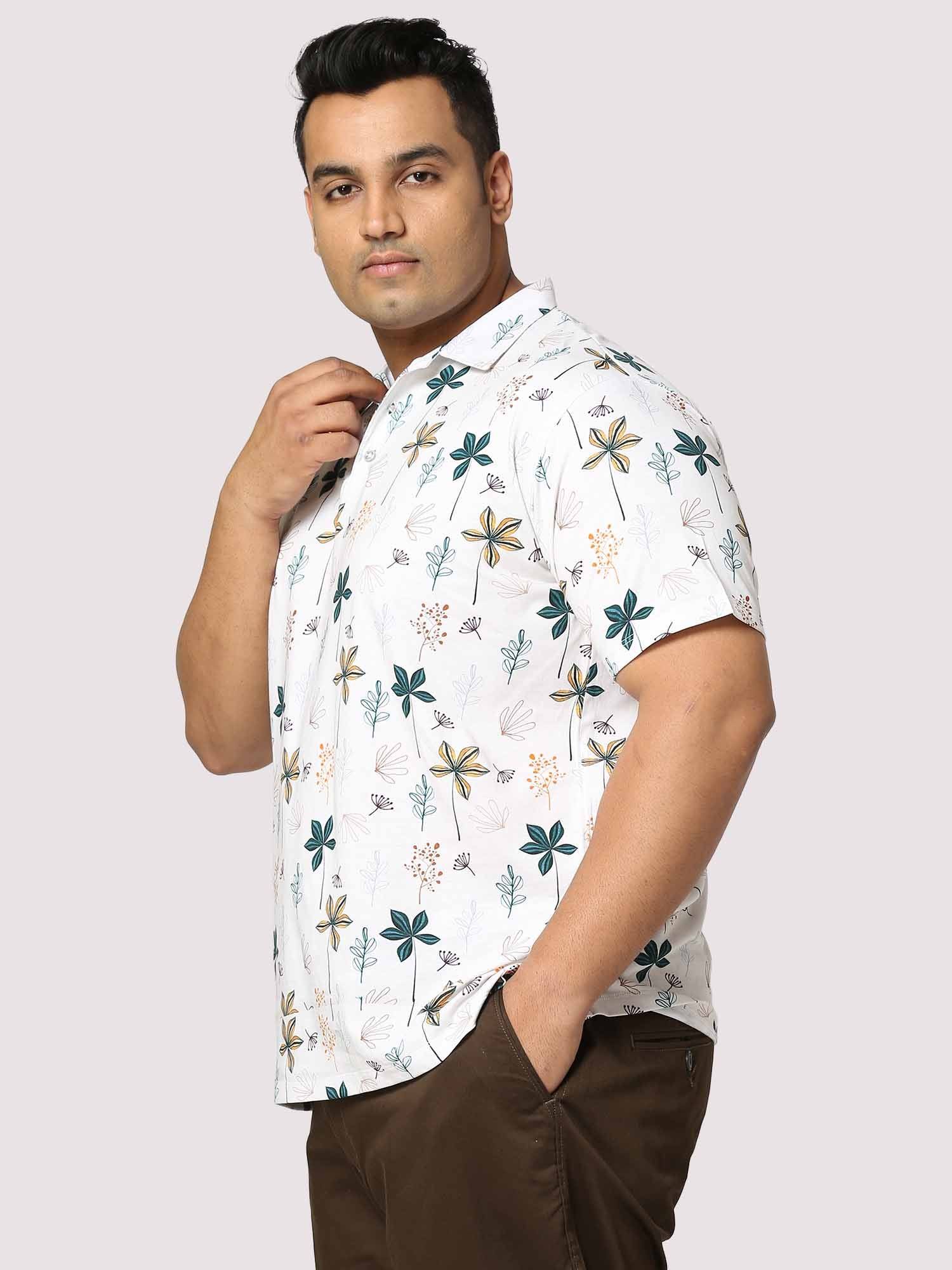 Guniaa Pal Digital Printed Half-Sleeves Shirt Men's Plus Size - Guniaa Fashions