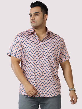 Houston Blue Wave Cotton Shirt Men's Plus Size - Guniaa Fashions