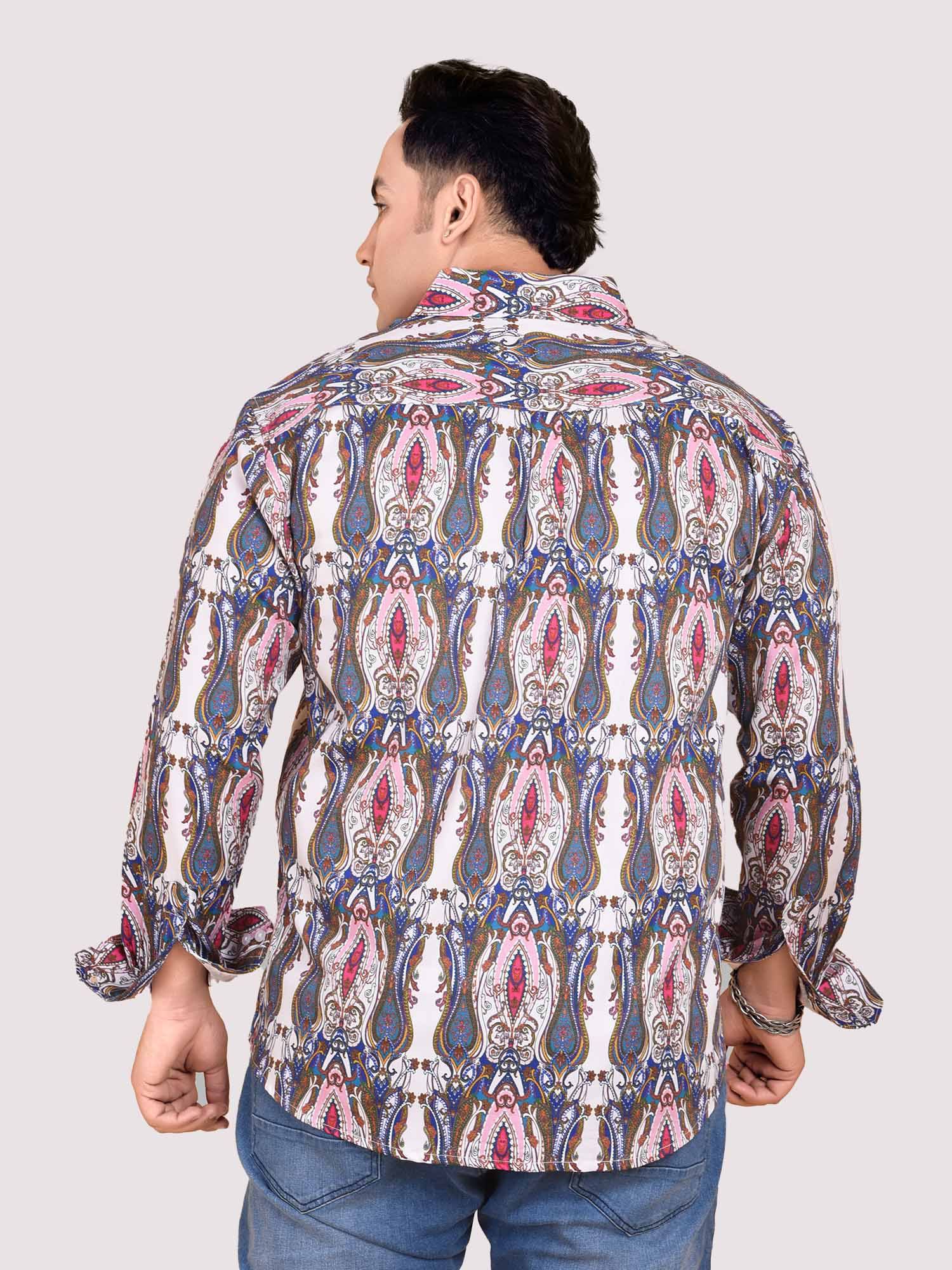 Imperial Printed Cotton Full sleeve Men's Plus size - Guniaa Fashions