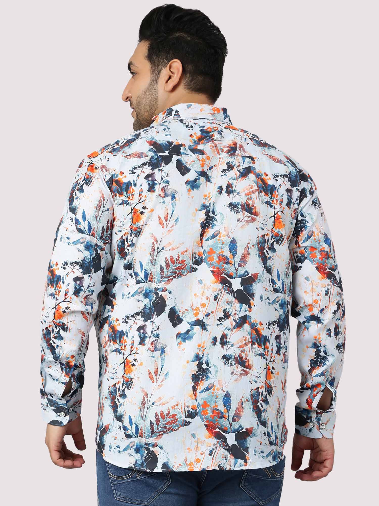 James Digital Printed Shirt Men's Plus Size - Guniaa Fashions