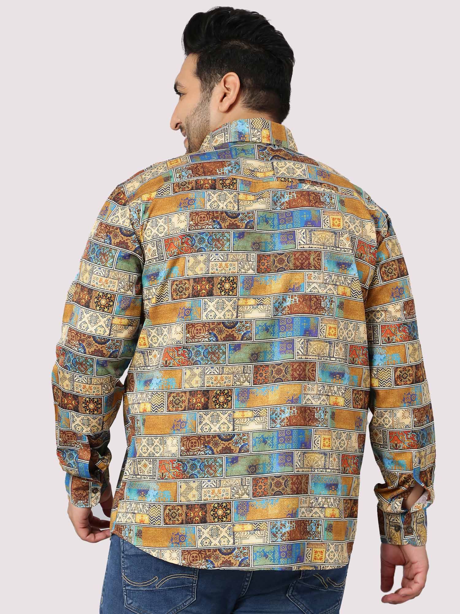 King Mens Printed Casual Shirt Men's Plus Size - Guniaa Fashions