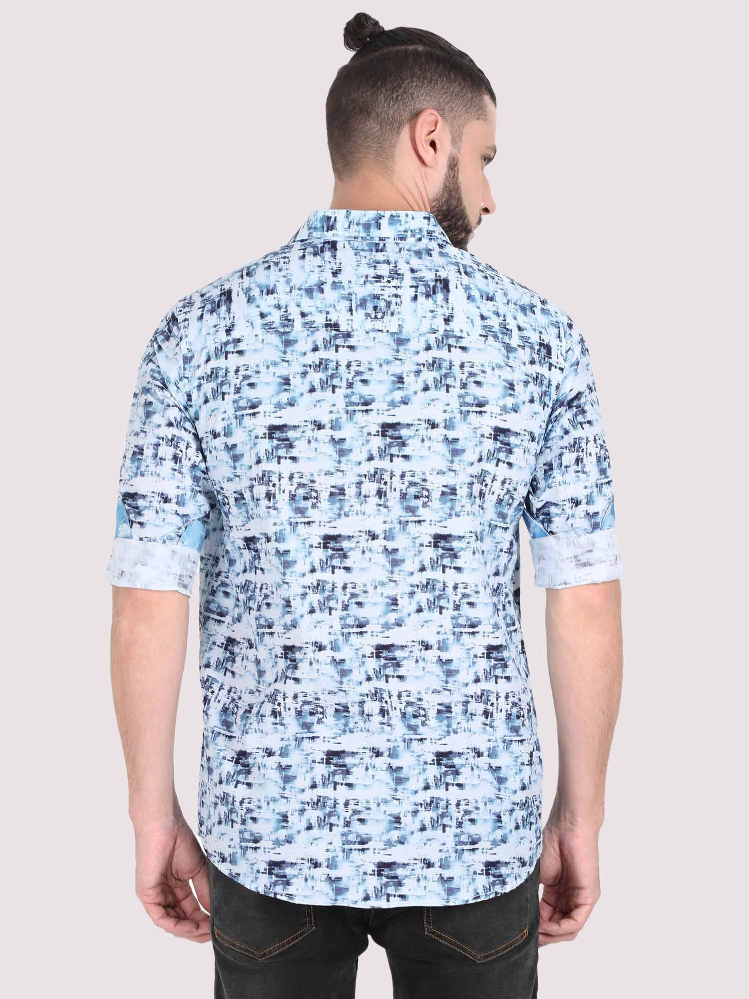 Light Mess Digital Printed Shirt - Guniaa Fashions