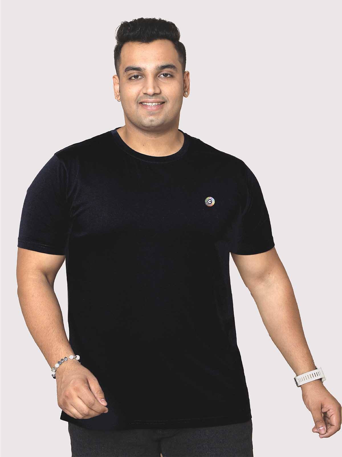 Men Plus Size Black Normal is Boring Printed Round Neck T-Shirt. - Guniaa Fashions