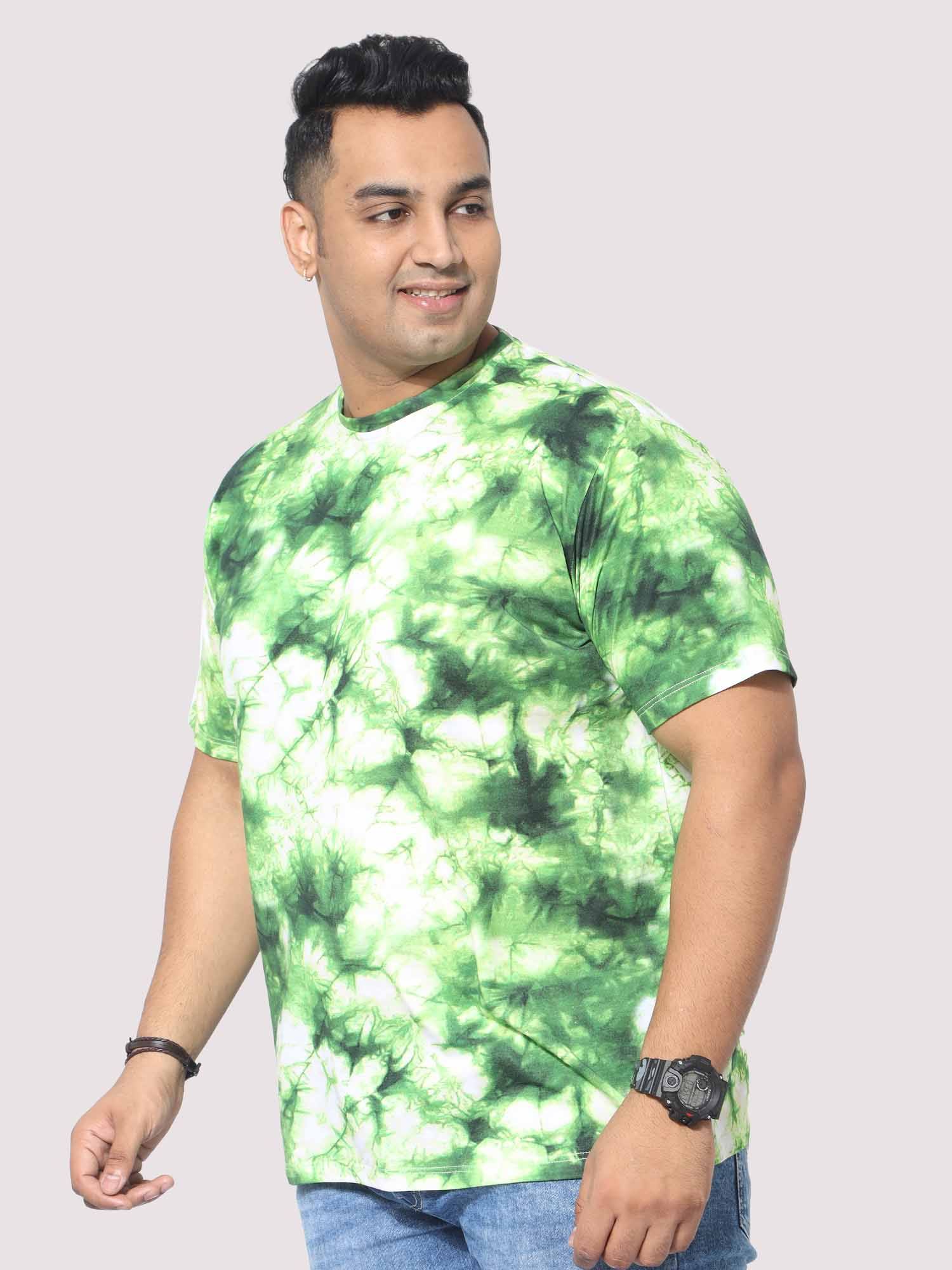 YoungLA Mens Tie Dye Green T-Shirt Short Sleeve Size Large 110/3