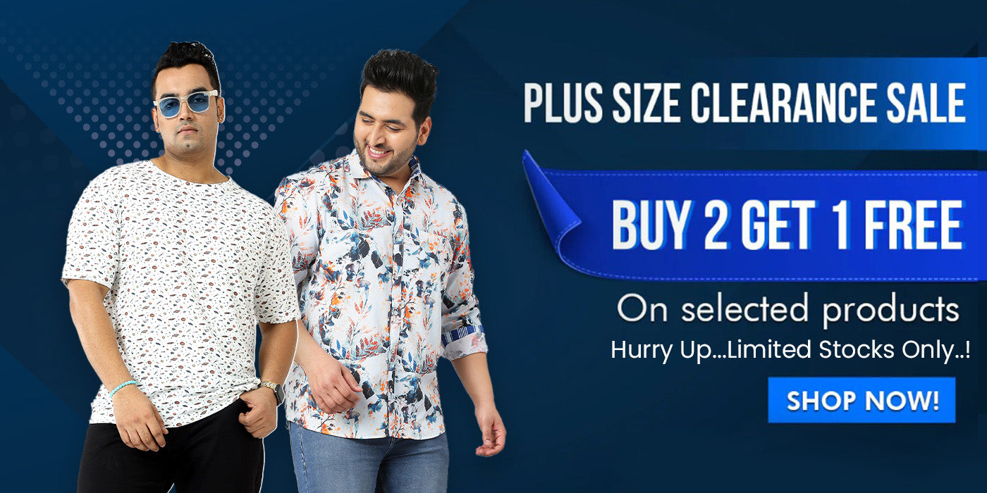 Plus size clearance sale - hero banner