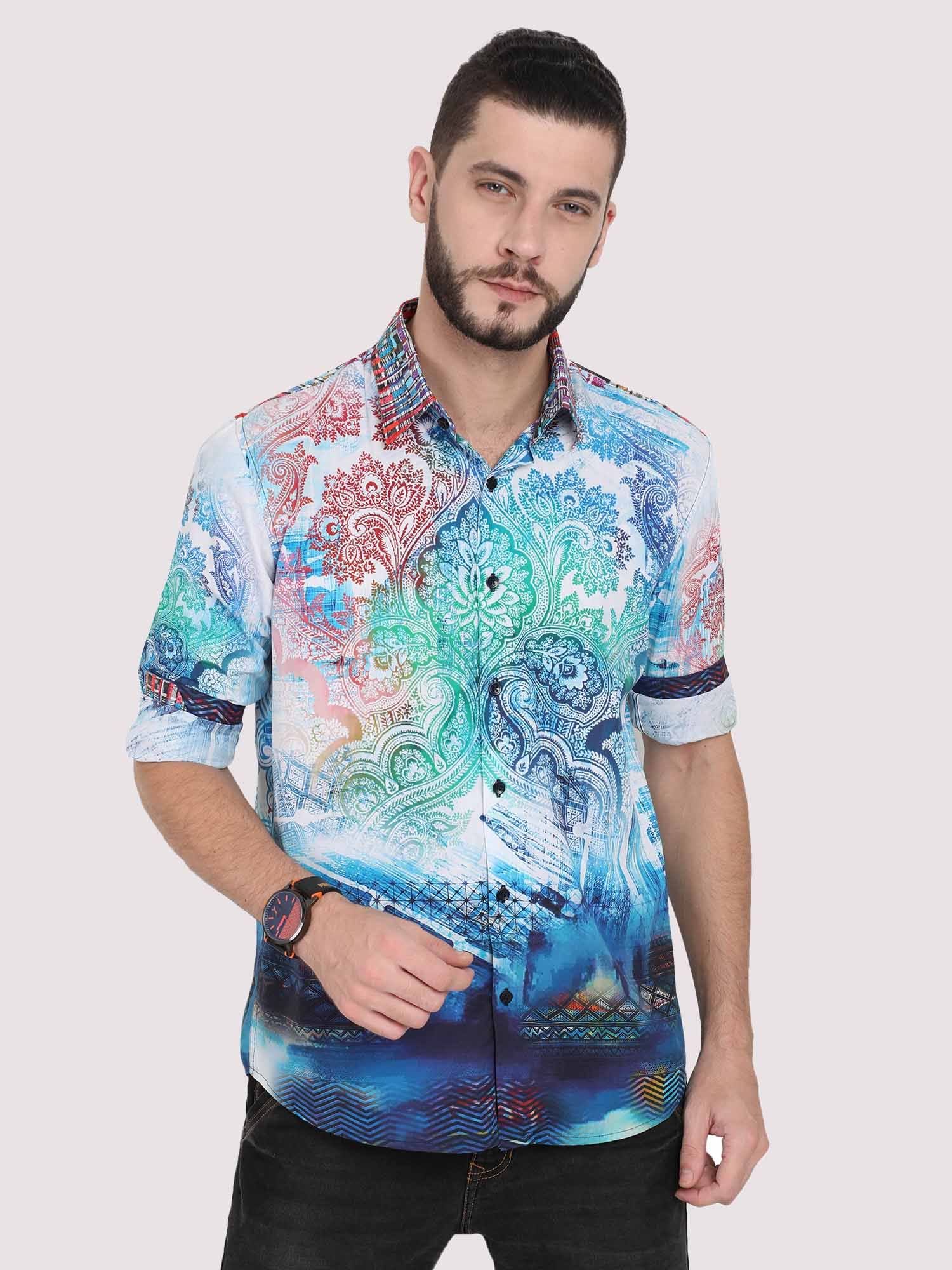 Modeliste Paisley Party Wear Shirt - Guniaa Fashions