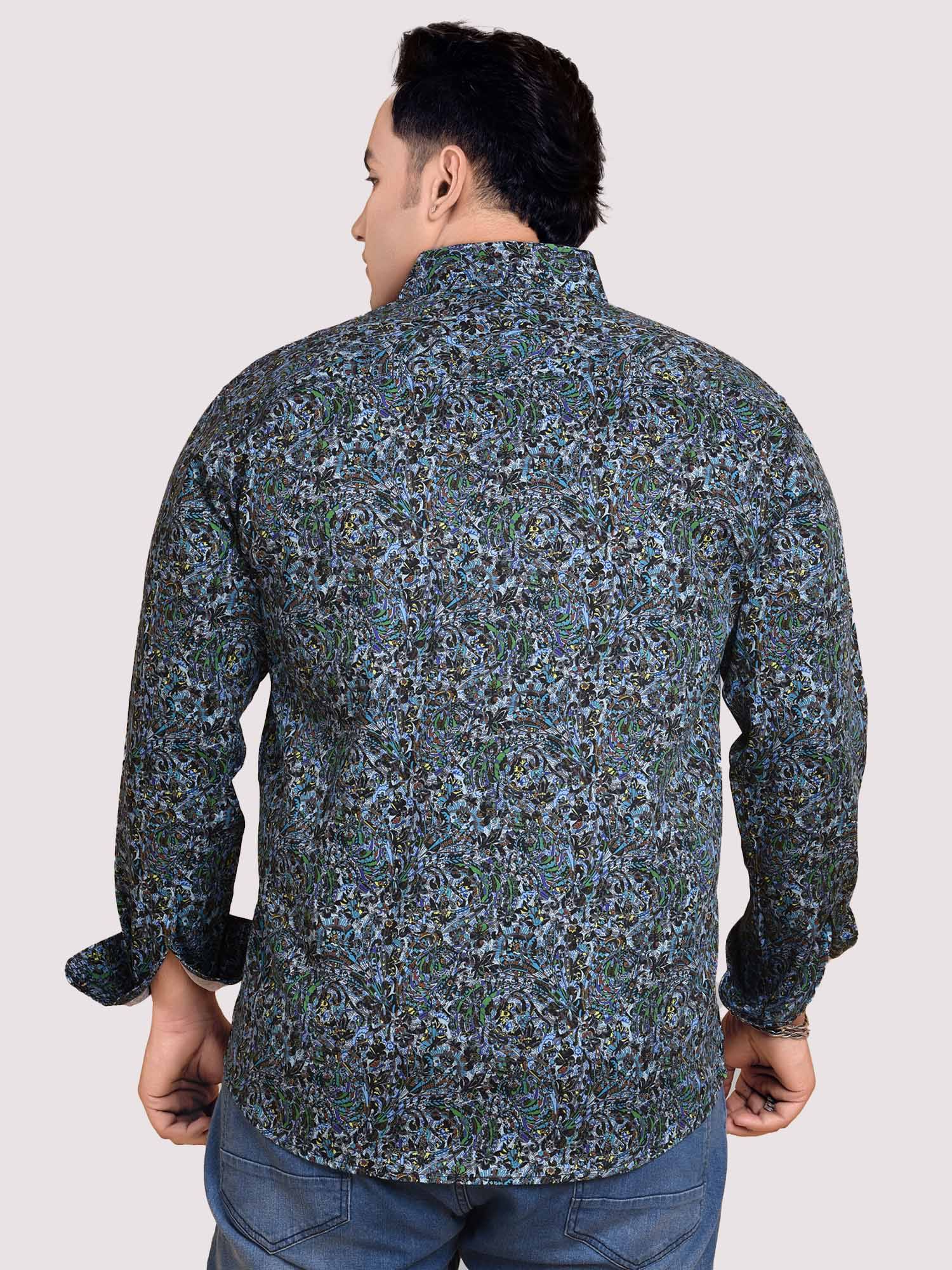 Motifs Sequence Printed Cotton Full sleeve Men's Plus size - Guniaa Fashions