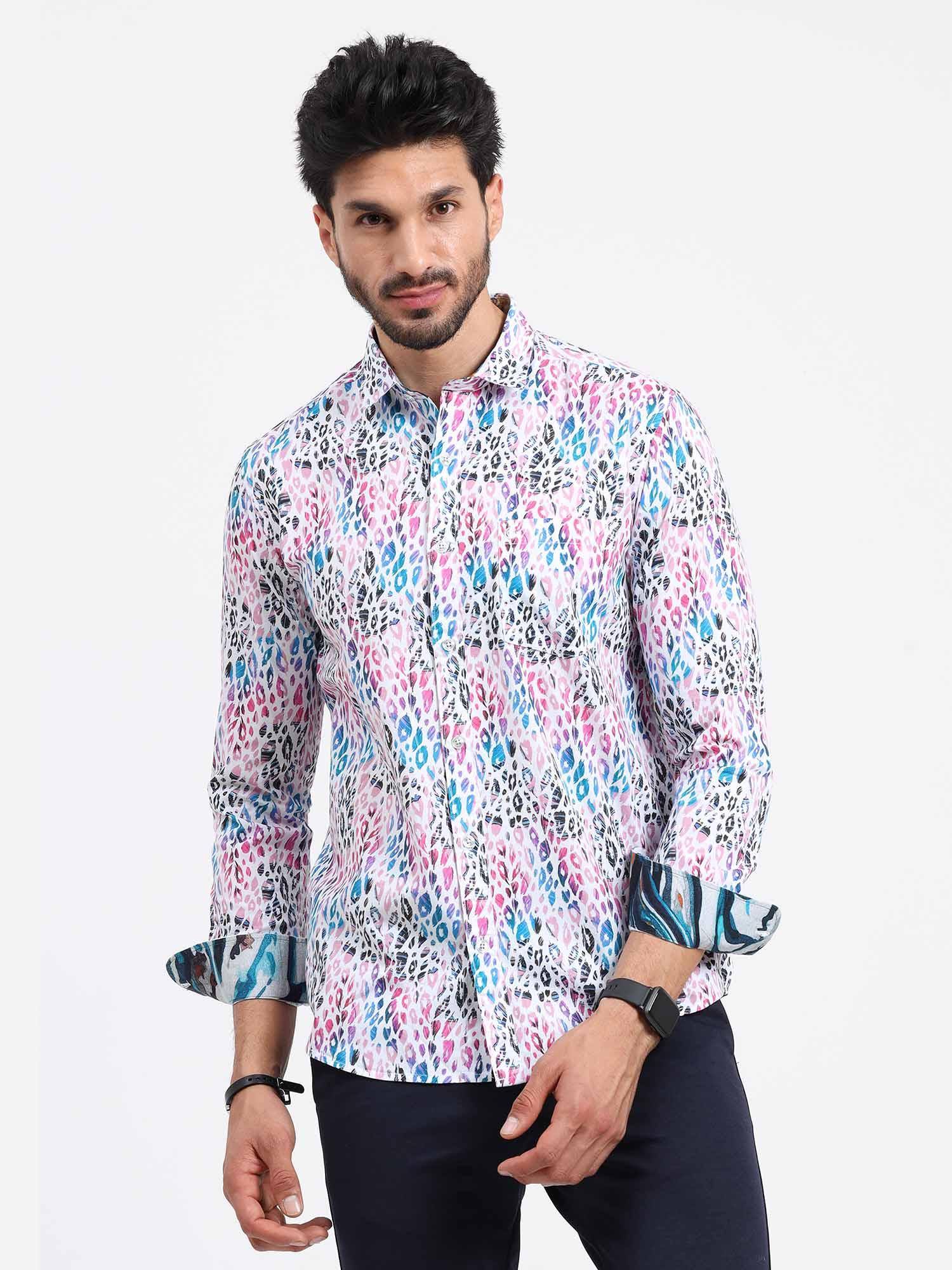 Newyork Zoomy Cotton Full Sleeve Shirt - Guniaa Fashions