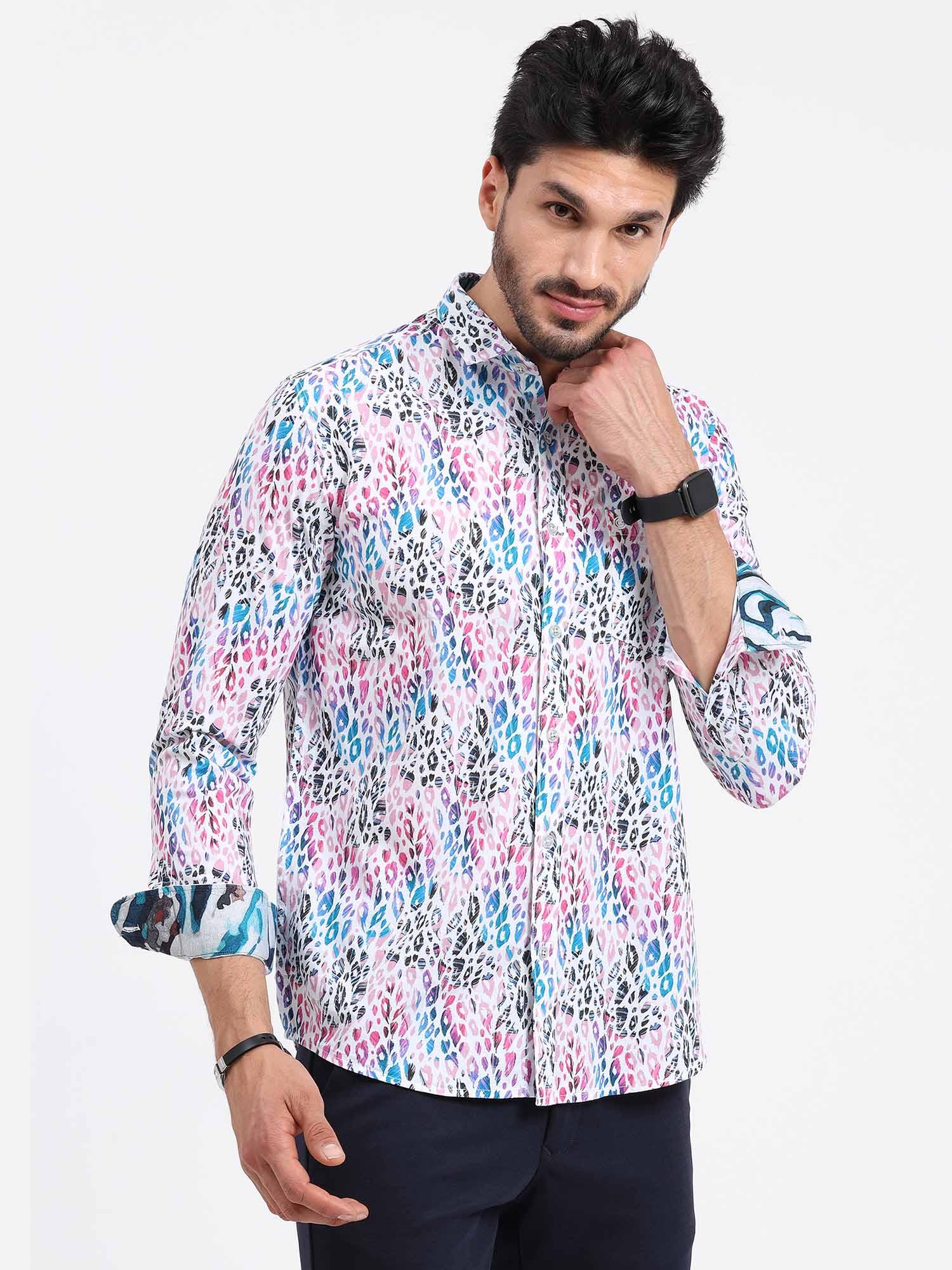 Newyork Zoomy Cotton Full Sleeve Shirt - Guniaa Fashions