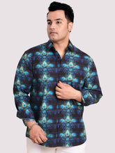 Opal Digital Printed Shirt Men's Plus Size - Guniaa Fashions