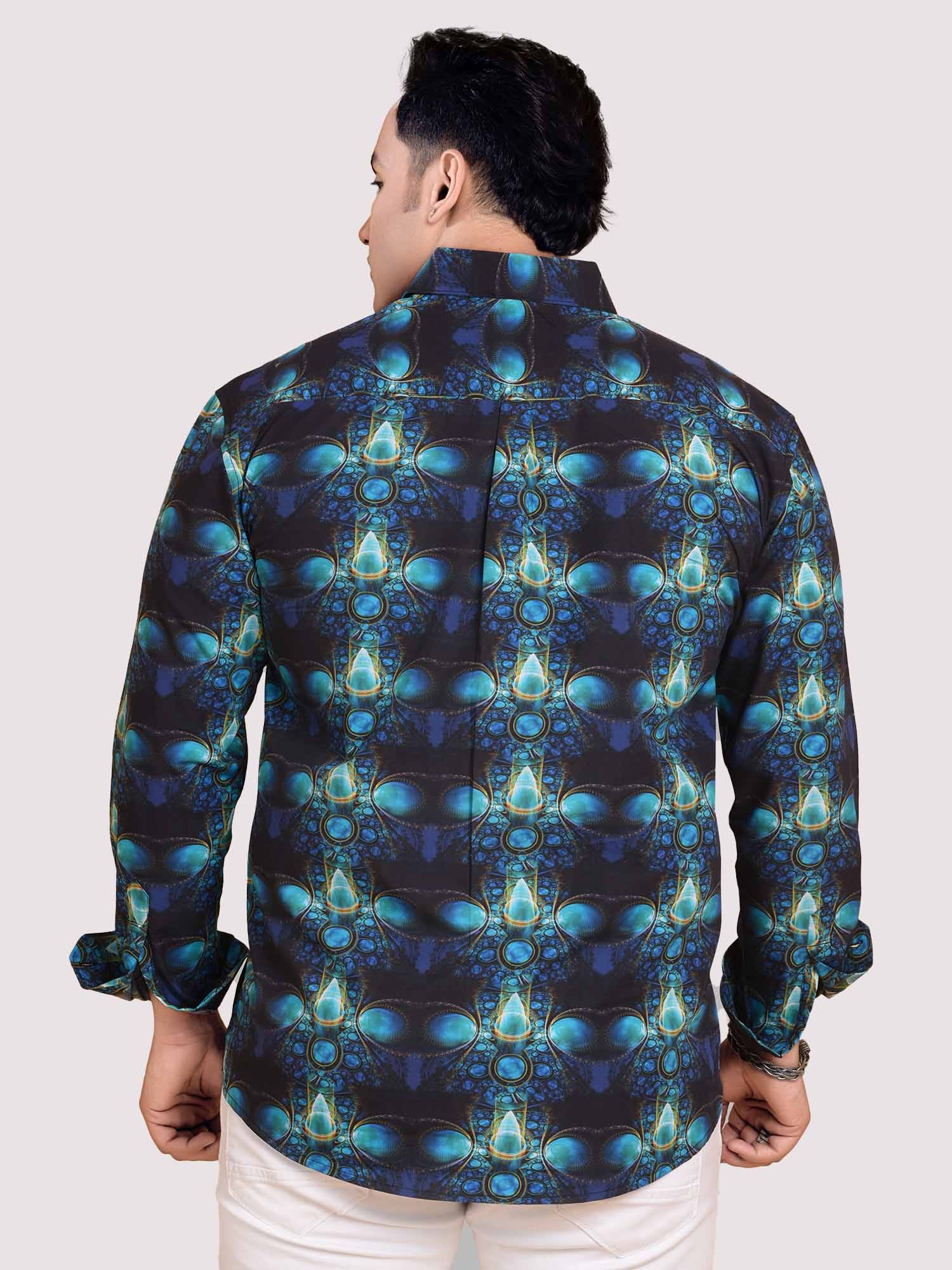 Opal Digital Printed Shirt Men's Plus Size - Guniaa Fashions