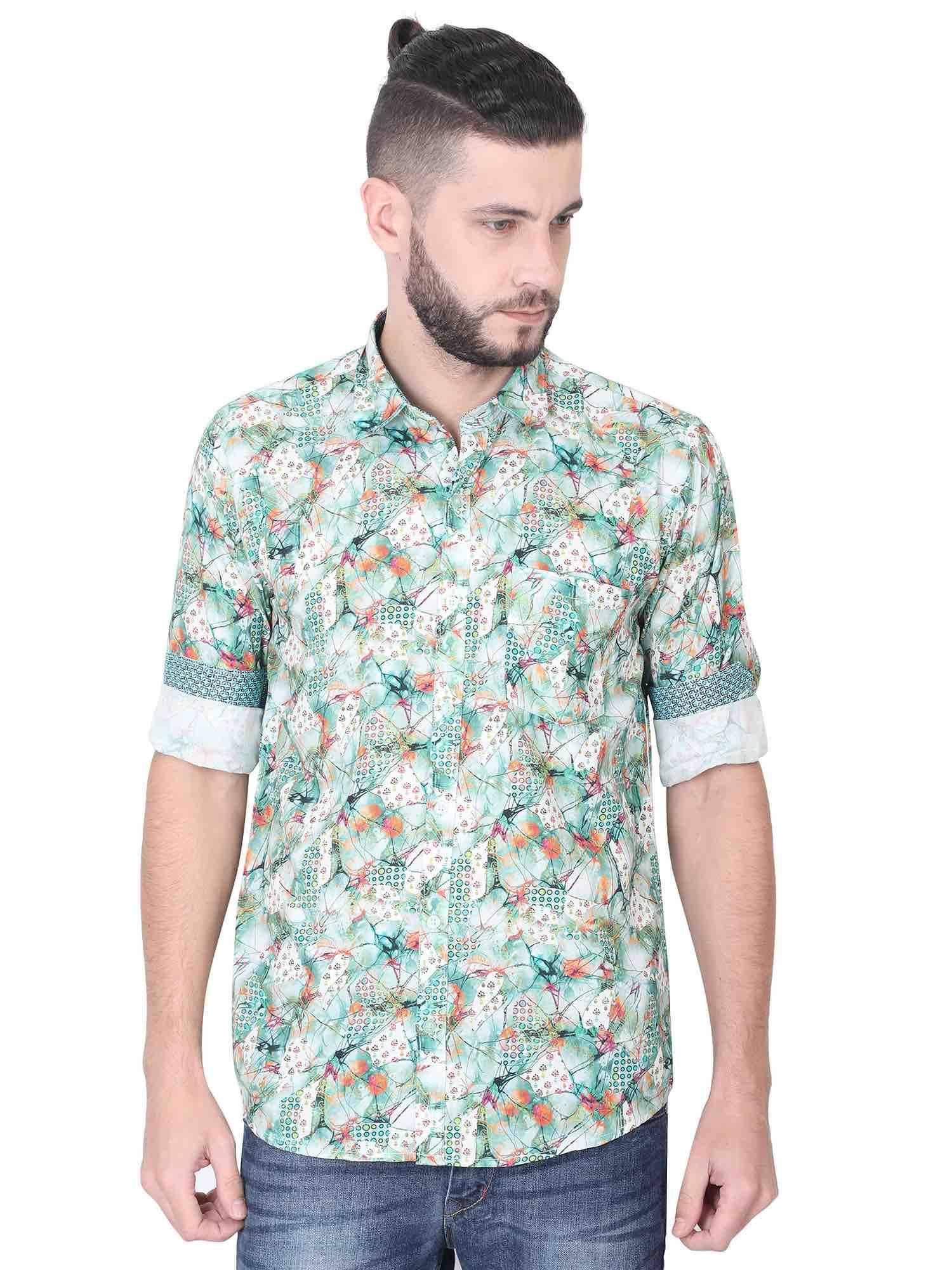 Oscar Men's Printed Casual Shirt - Guniaa Fashions