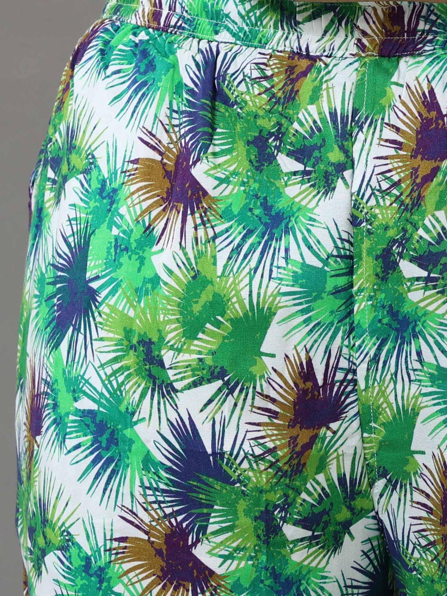 Palm Leaf Half and Full Co-Ords - Guniaa Fashions