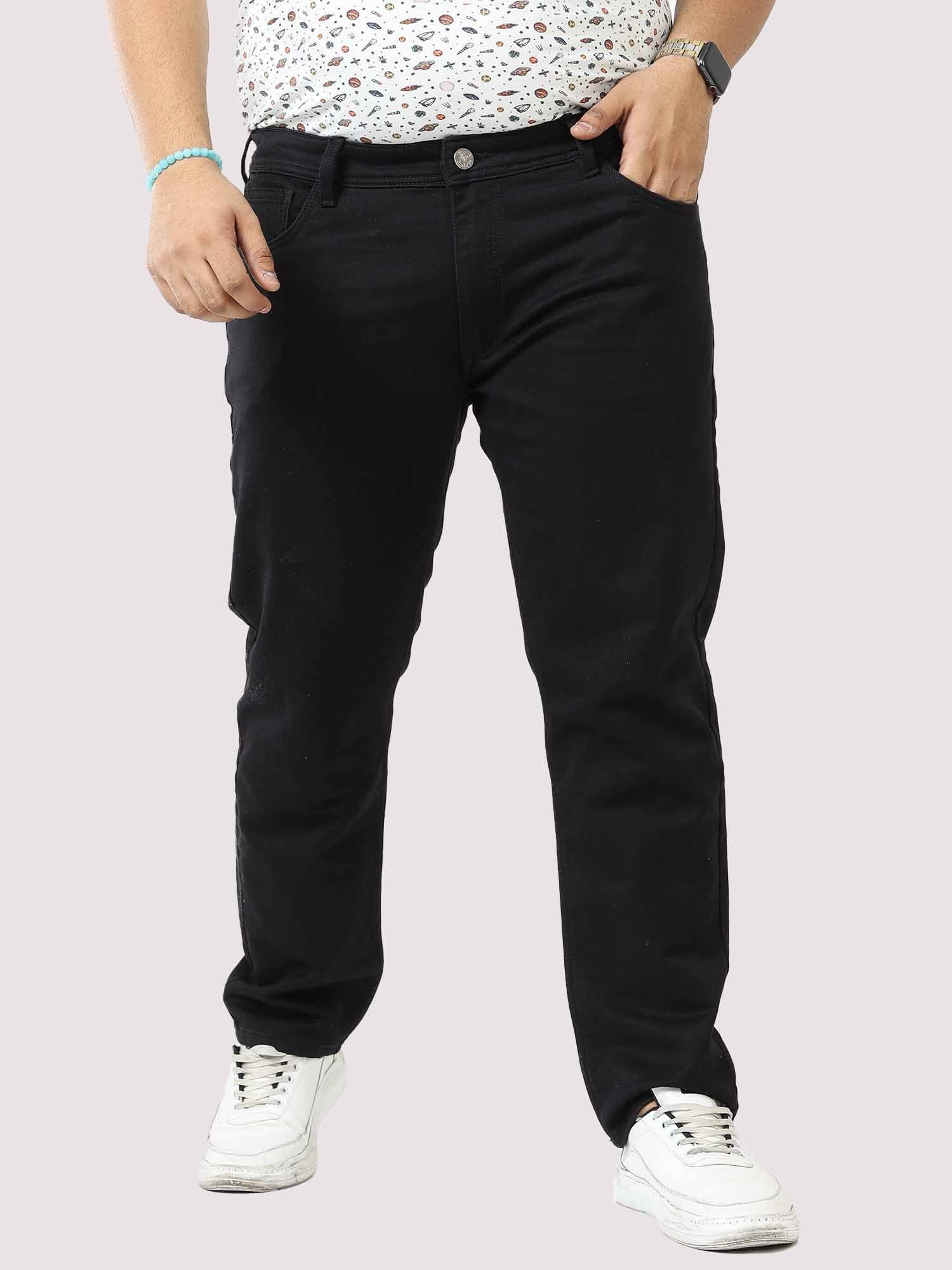 Premium Black Jeans Men's Plus Size - Guniaa Fashions